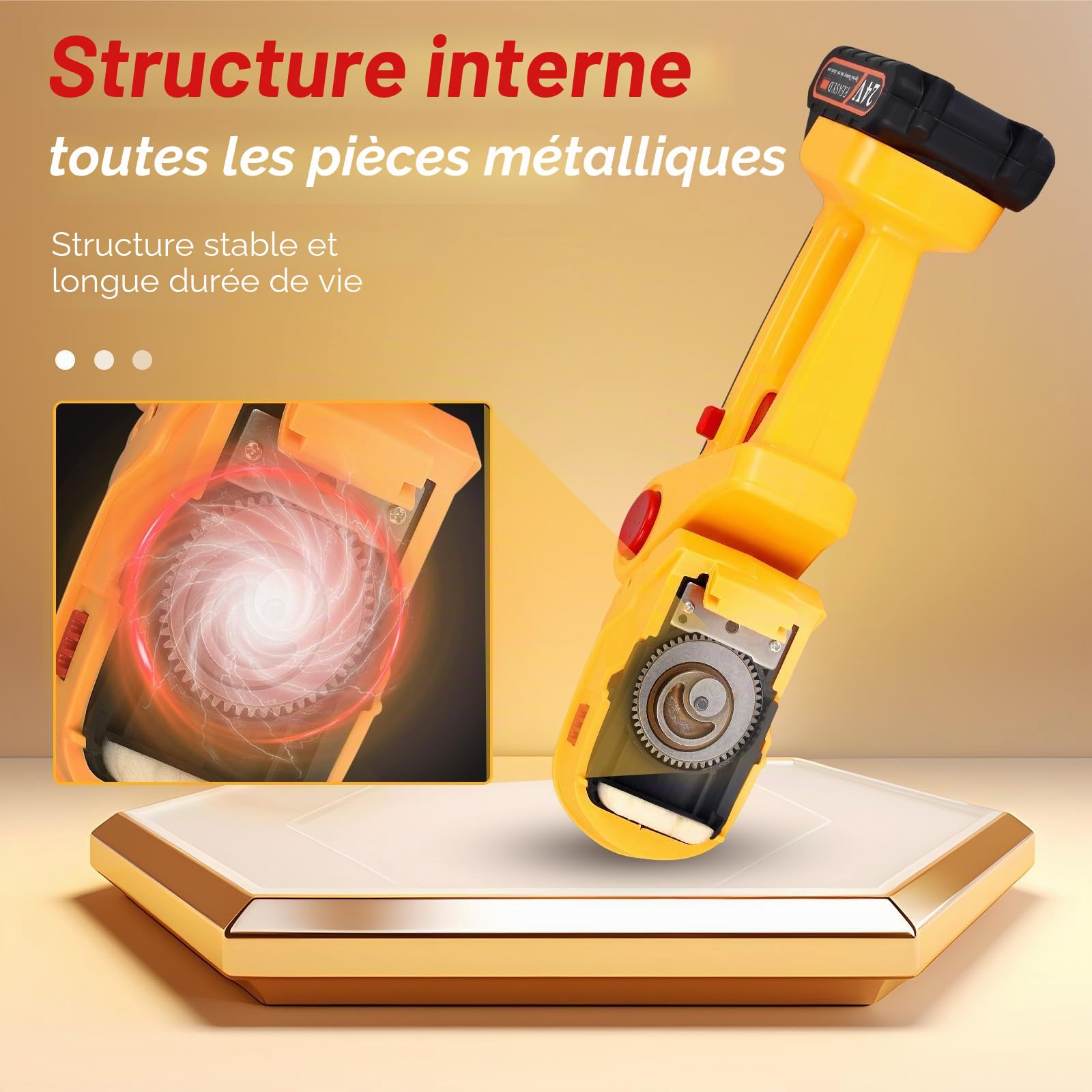 Cisaille à Gazon sans Fil, 2 en 1 Taille Haie Electrique avec 2 Lames, Longueur de Lame : 22 cm (Arbustes) / 13,2 cm (Herbe), Batterie 1500mAh et Type C, Sculpteur de Végétaux pour Couper Les Haies
