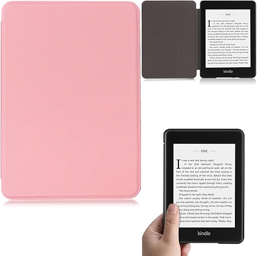 Funda para Kindle Paperwhite de 6" (10 generación, versión 2018), la cubierta inteligente de piel sintética ligera más delgada con encendidoapagado