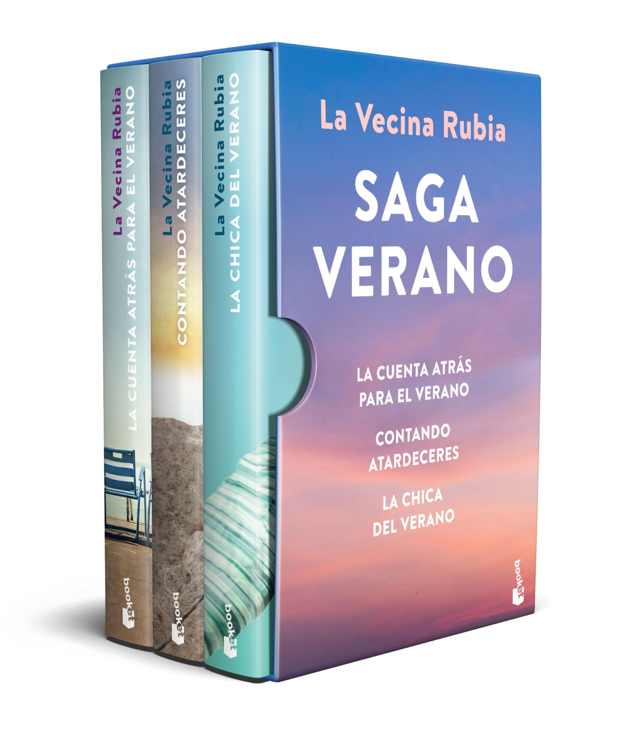 Estuche La Vecina Rubia. Saga Verano: Incluye La cuenta atrás para el verano, Contando atardeceres y La chica del verano (Novela)