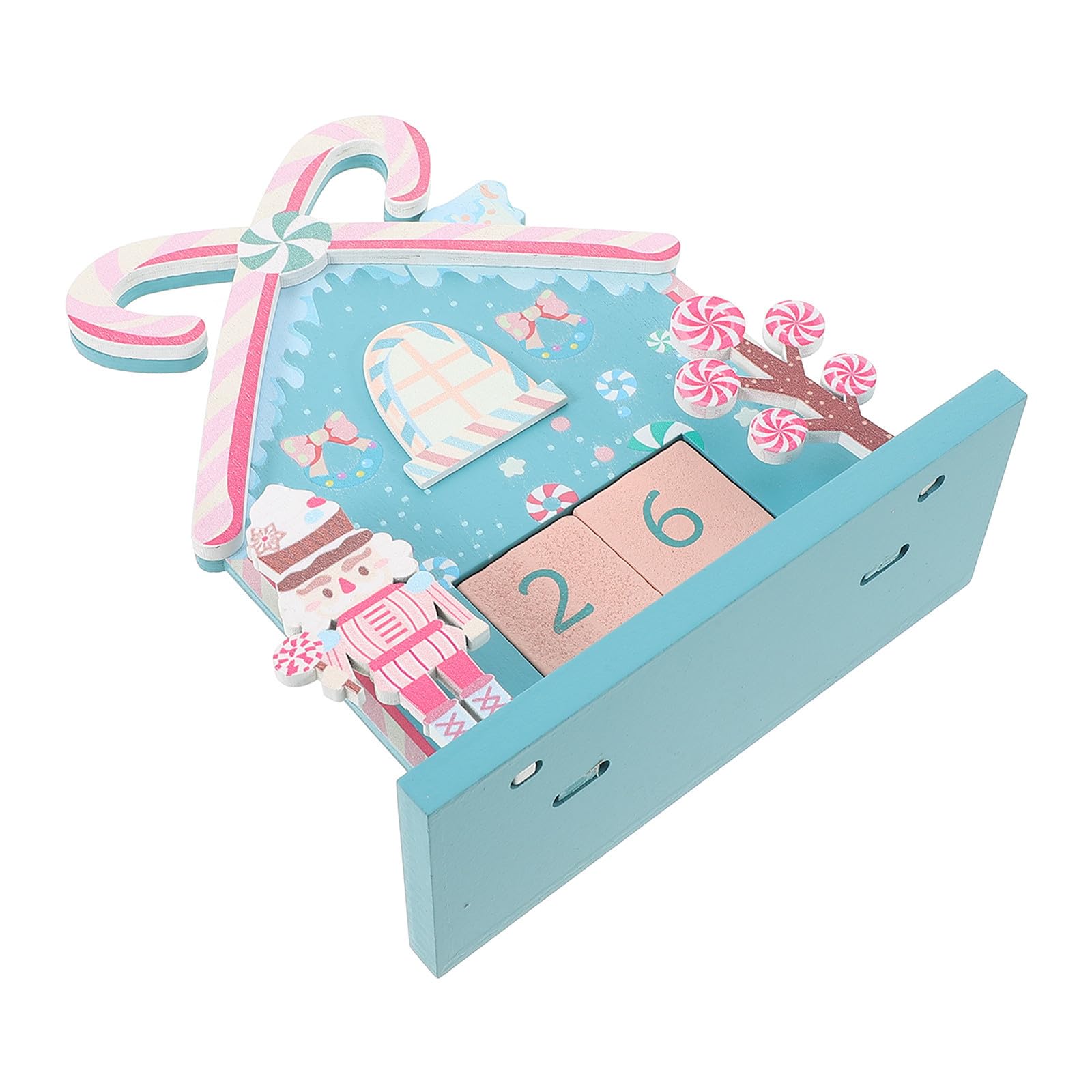 3 Sets Ästhetischer Holz Tischkalender für Büro und Weihnachten,