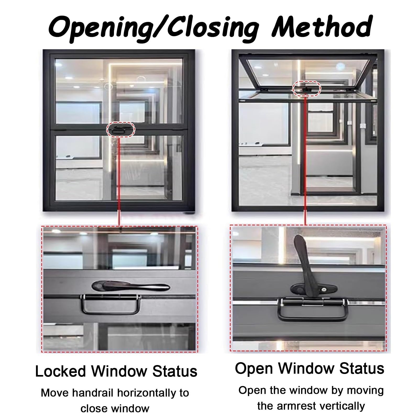 Ventanas correderas Plegable Ventanas Correderas para Puesto de Concesión, Negro Recambio Ventana de Servicio para Restaurante de Comida Rápida y Cocina Abierta Comercial(WxH 16x33 in/40x83cm)