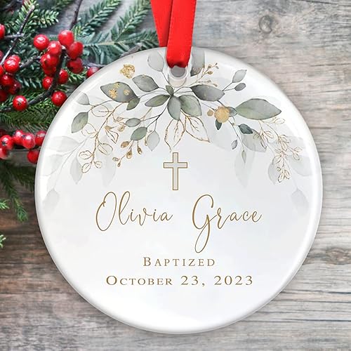 Miniatura 16 de Adornos de bautismo personalizados, recuerdo de bautizo, regalos de bautismo de padrinos, regalos de ahijado para bautismo, regalos de bautismo