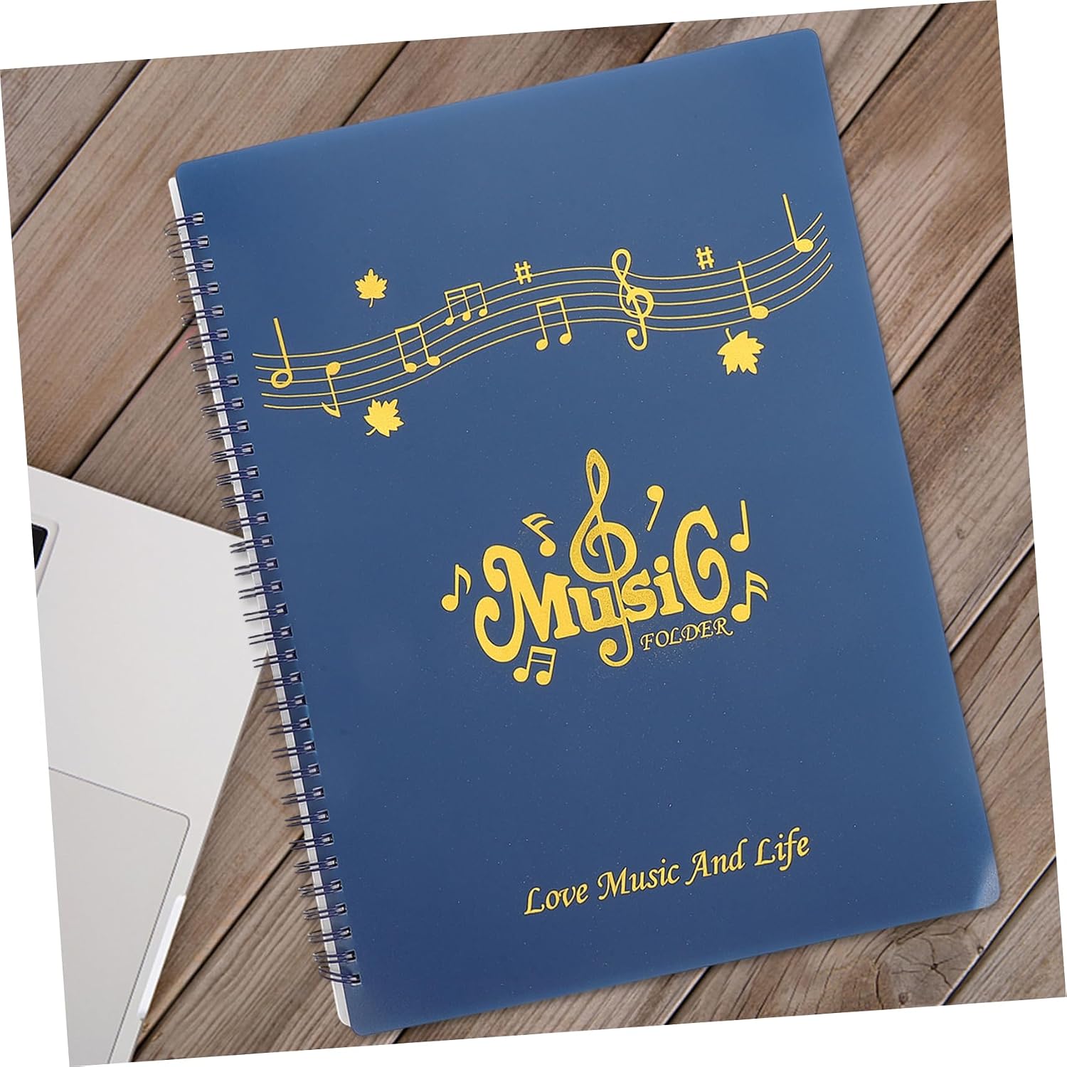 Abaodam Non-Reflective 30 Pages for Piano and Marching Band 1-Piece Music Score Storage Sturdy Flip Folder for Sheet Music Organization