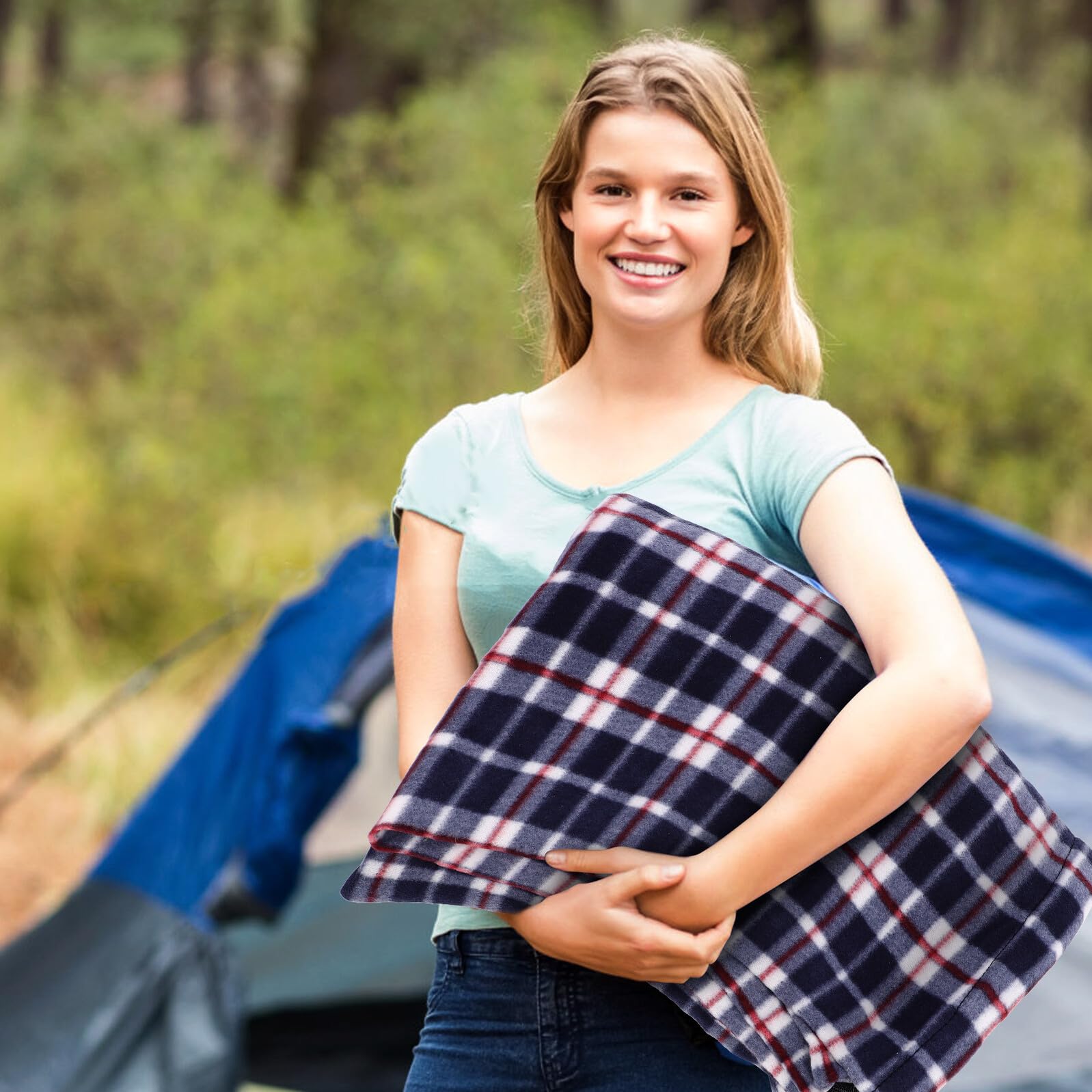 GALPADA Leichter Warm und Komfortabel Fleece Schlafsack für Erwachsene Vielseitiger Outdoor und Indoor Schlafsack für Wandern und Picknicks