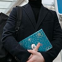 Vista 6 de ARRLSDB PU Leather Journal with Lock, A5 Size Diary with Combination Lock Password Notebook Locking Student Diary Notepad (Green)