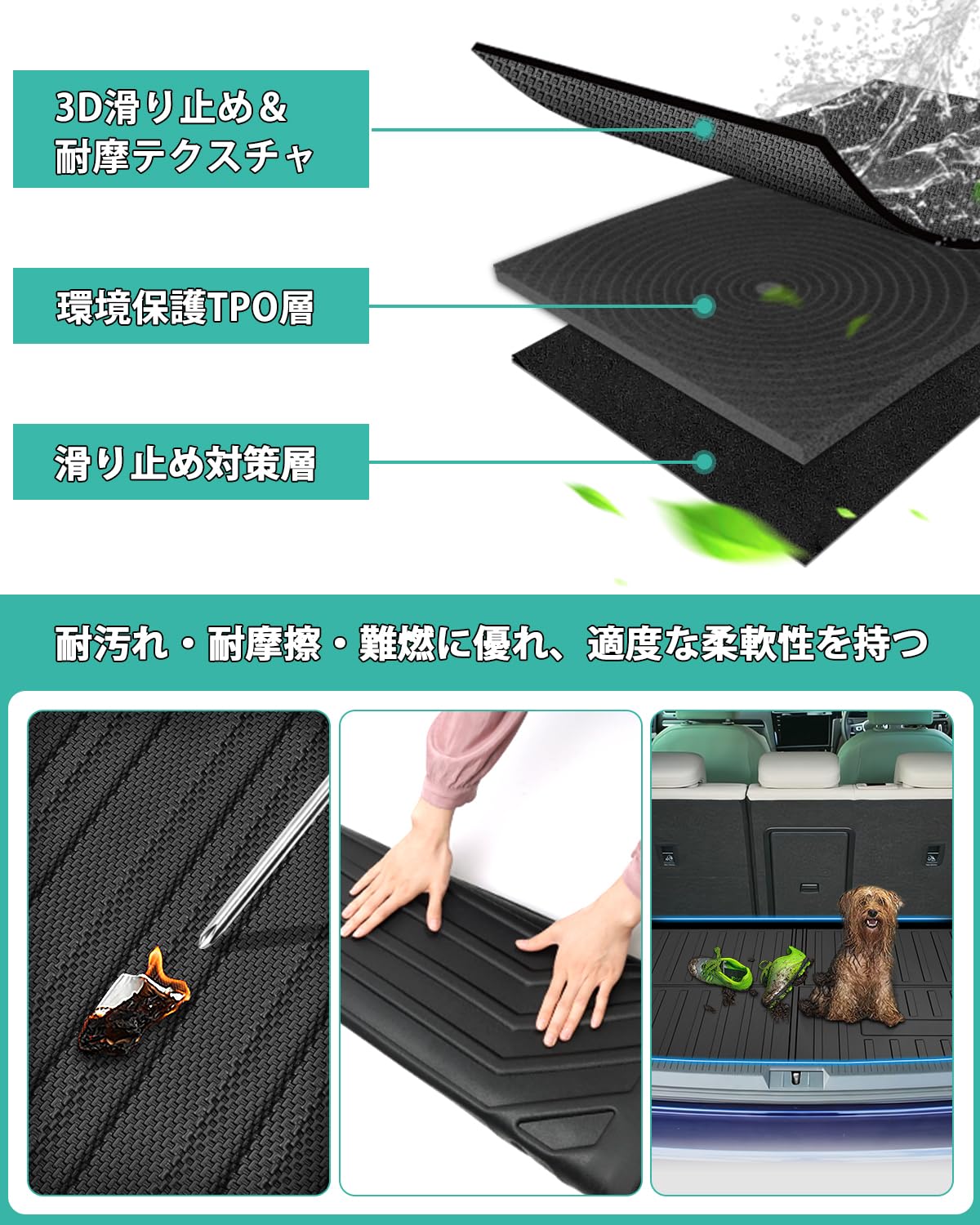 Amazon.co.jp: Mixsuper VW ゴルフ7 ラゲッジマット Golf 7
