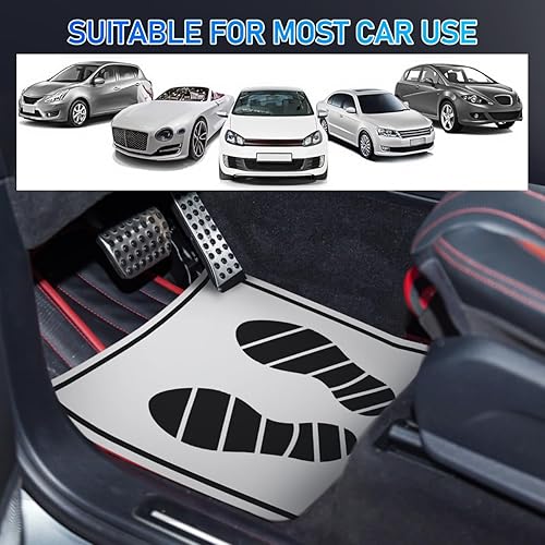 Miniatura 9 de IMIKEYA Tapete de papel 50 alfombrillas desechables para el piso del automóvil, tapetes desechables para el interior del automóvil, tapetes para el