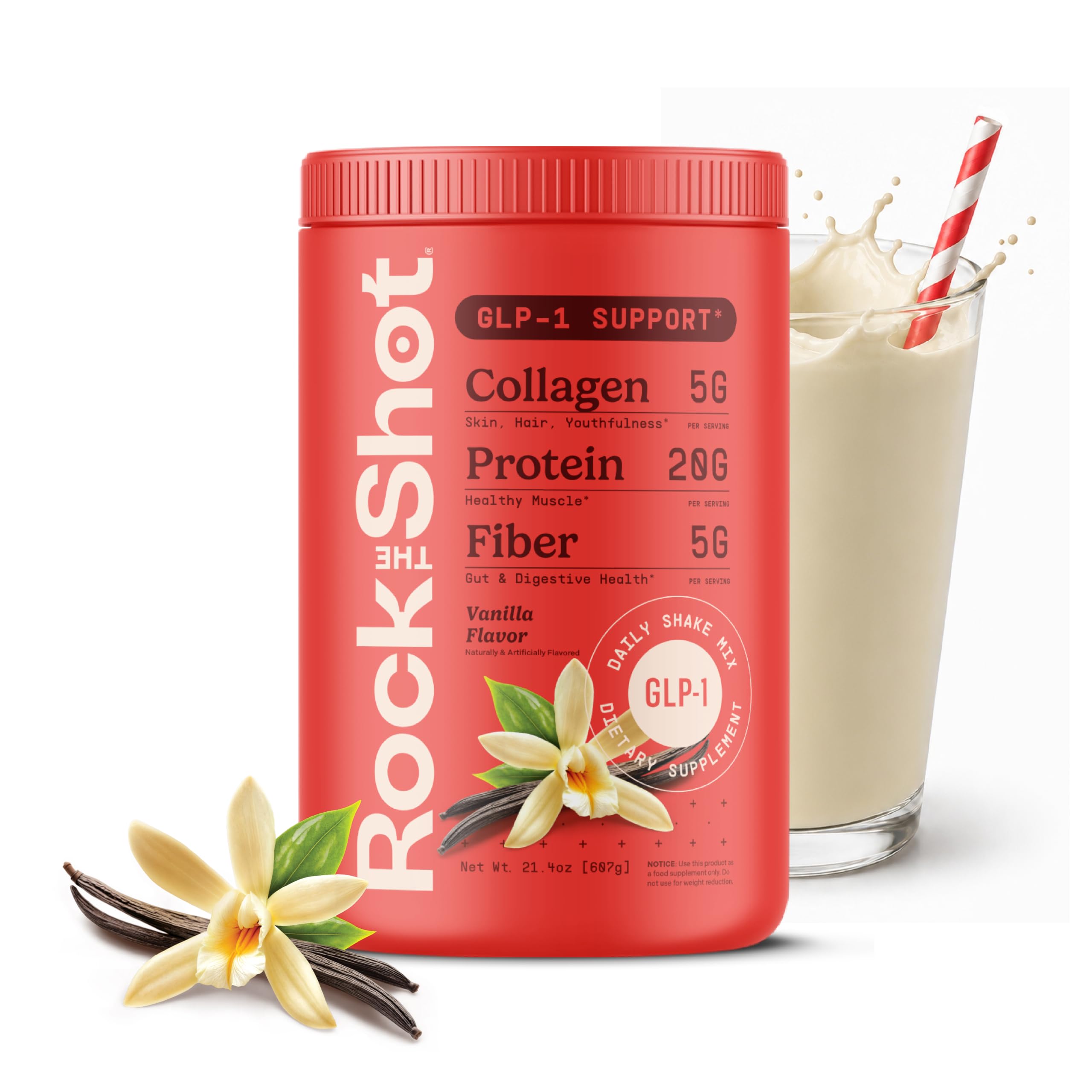 glp-1 shake Amazon.com: GLP-1 Nutritional Support Daily Protein Shake, Vanilla – Doctor-Designed with Fiber, Collagen, Vitamins, Minerals & BCAAs for GLP-1 Users : Grocery & Gourmet Food