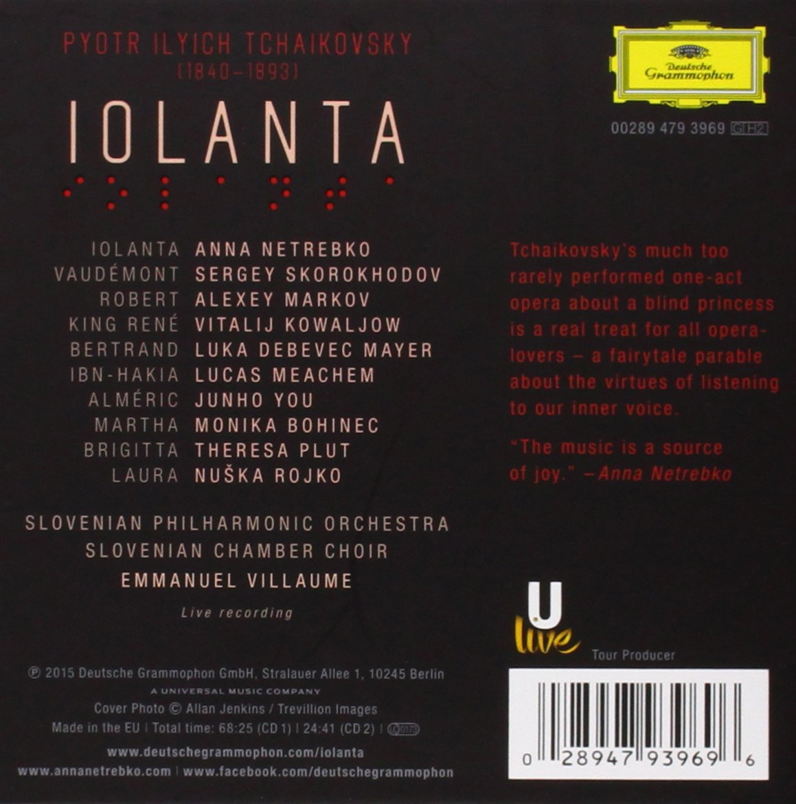 Tchaïkovski: Iolanta