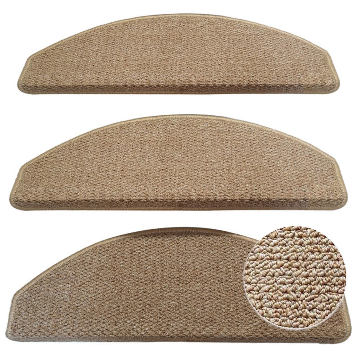Tapis d'escalier autocollant antidérapant – Tapis de couloir doux à décoller et à coller pour escaliers – Protection de bordure lavable, solution sûre et élégante pour la sécurité des escaliers