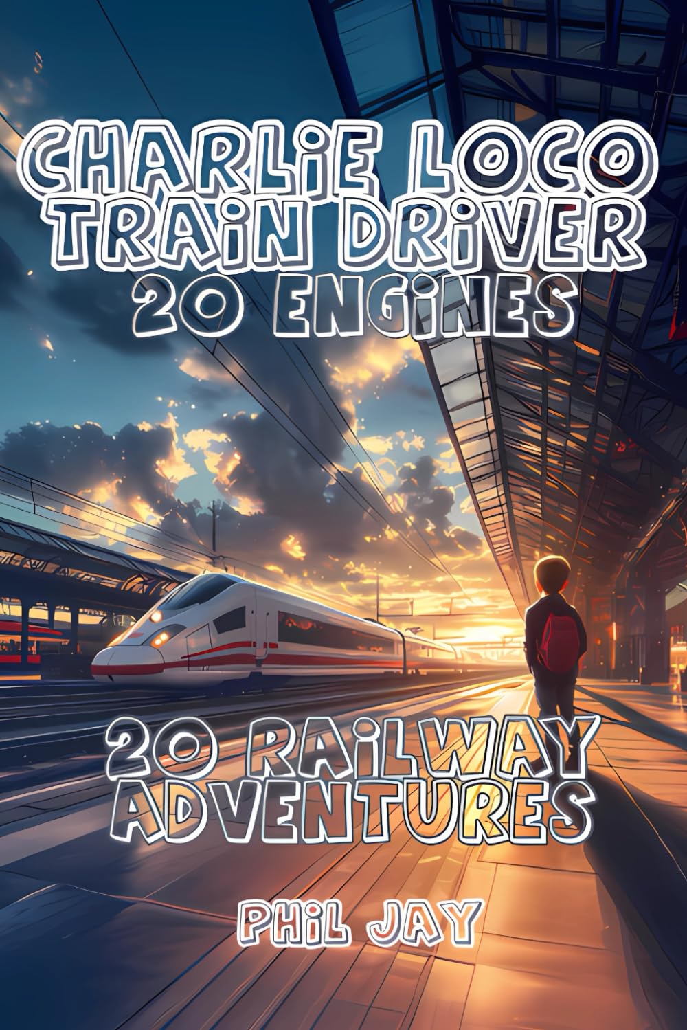Charlie Loco Train Driver: 20 Engines 20 Railway Adventures: Train Story and Adventure Book For Kids