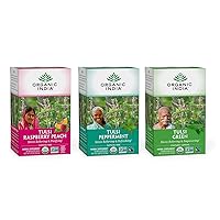 Vista 1 de Té indio orgánico Tulsi, té de hierbas - 18 bolsas de infusión - Paquete de 3