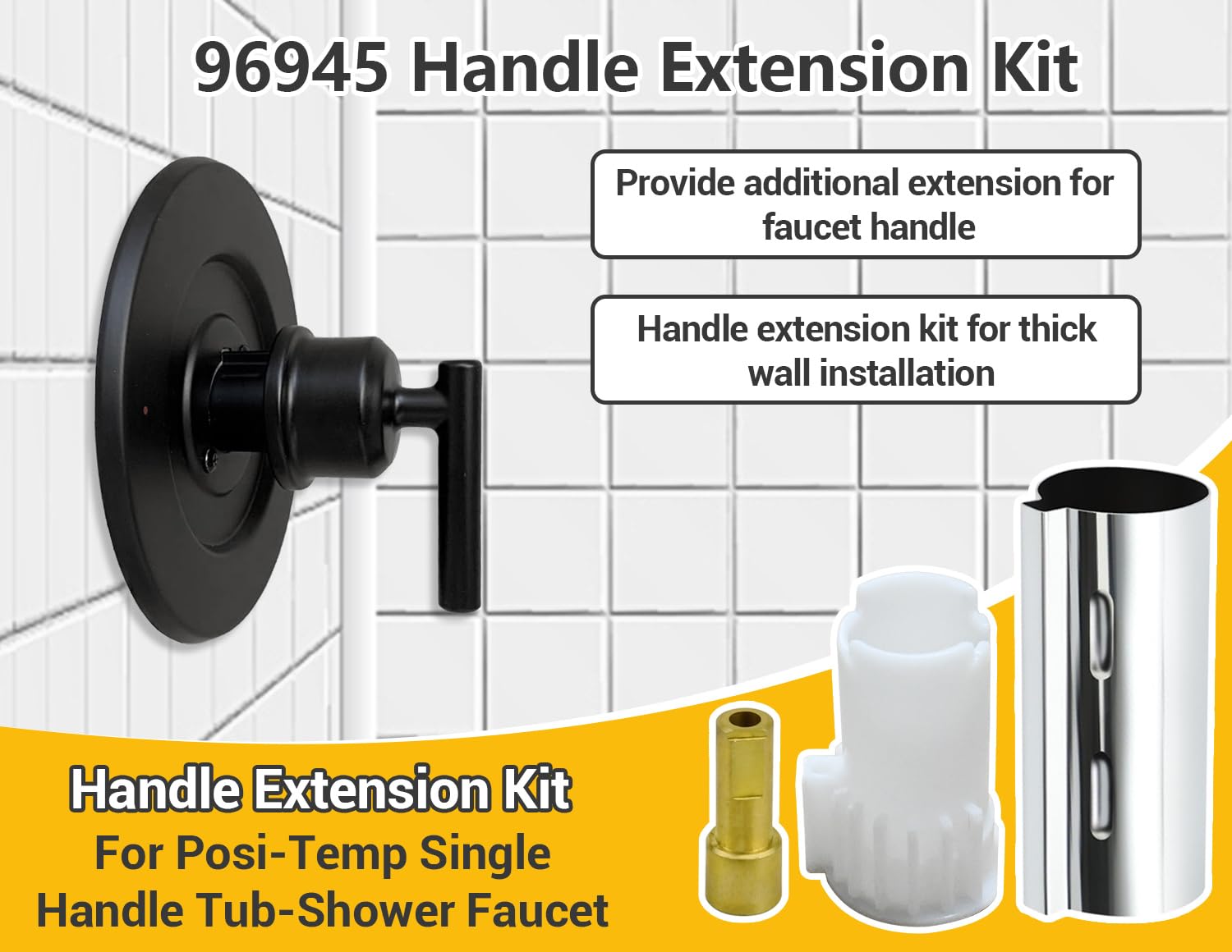 96945 Replacement Single Handle Extension kit Replacement for Moen