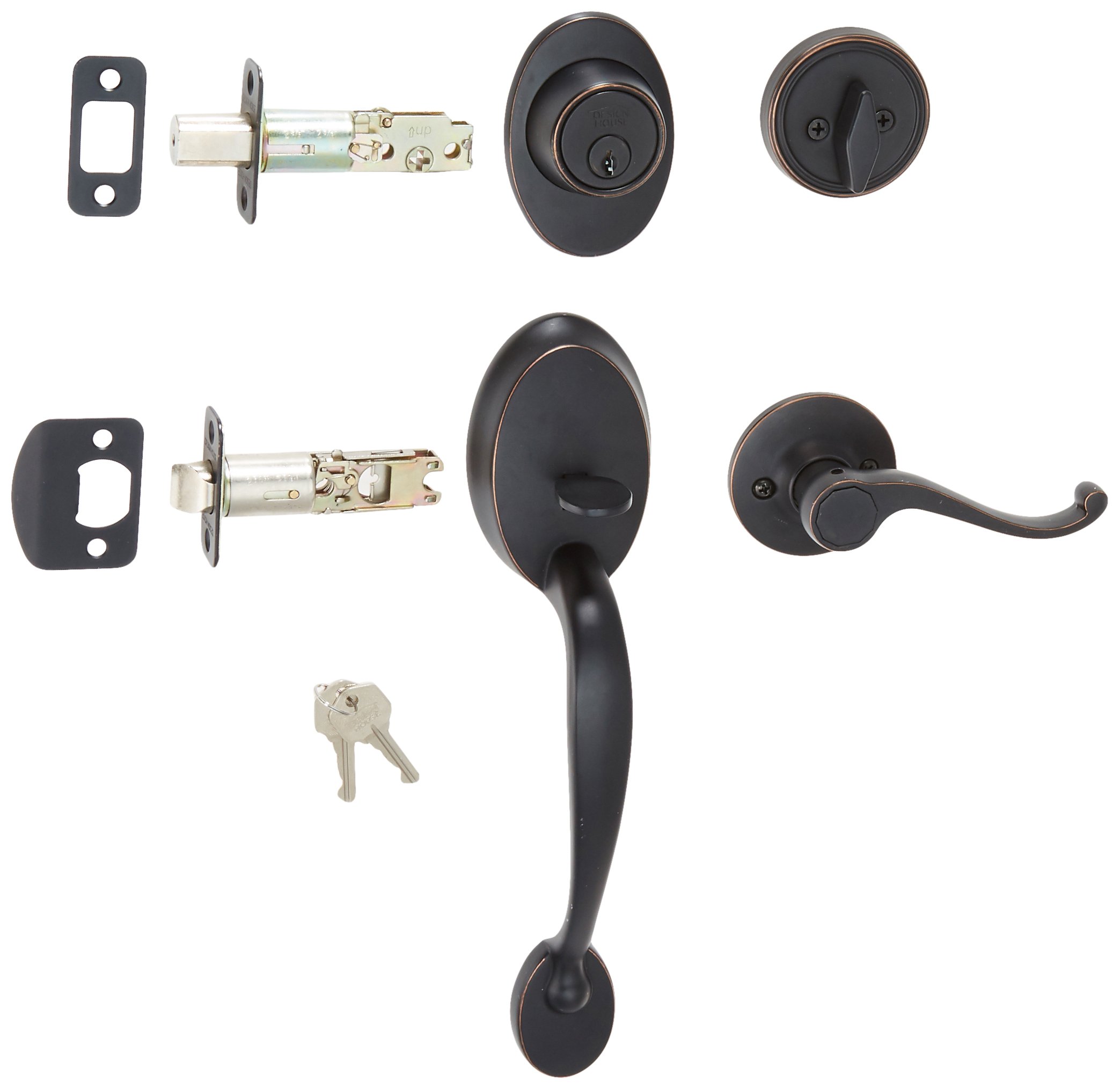 ラスト1⭕️2,500円OFF◎Volan ハチェット type-H2◎10 Kwikset 802HE-LIP Signature Series Hawthorne Dummy Handleset