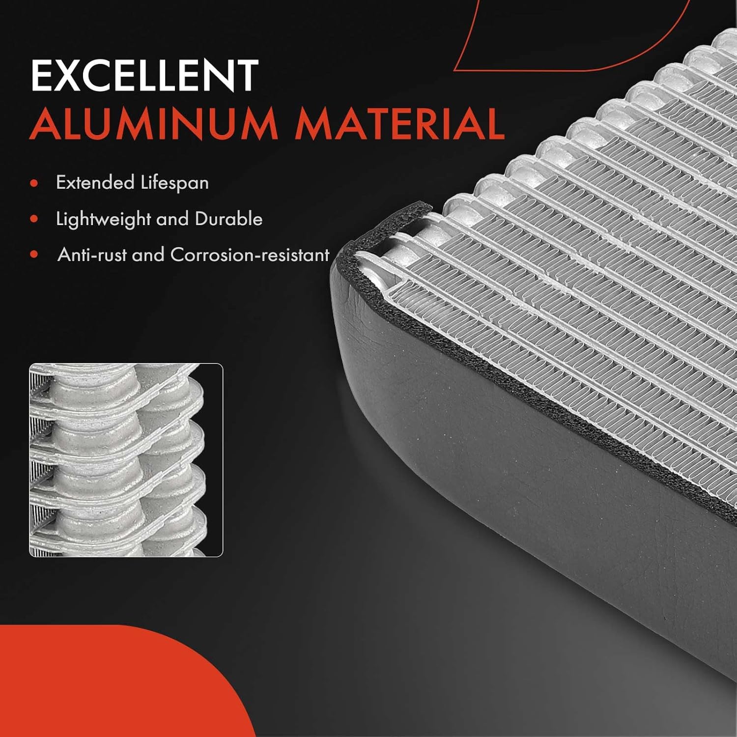A-Premium AC Evaporator Core Compatible with Nissan NV200 2013-2021