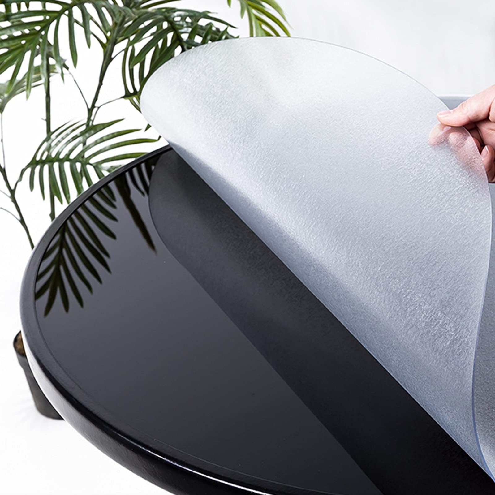 Nappe en plastique mat imperméable et anti-rayures pour votre dîner de famille