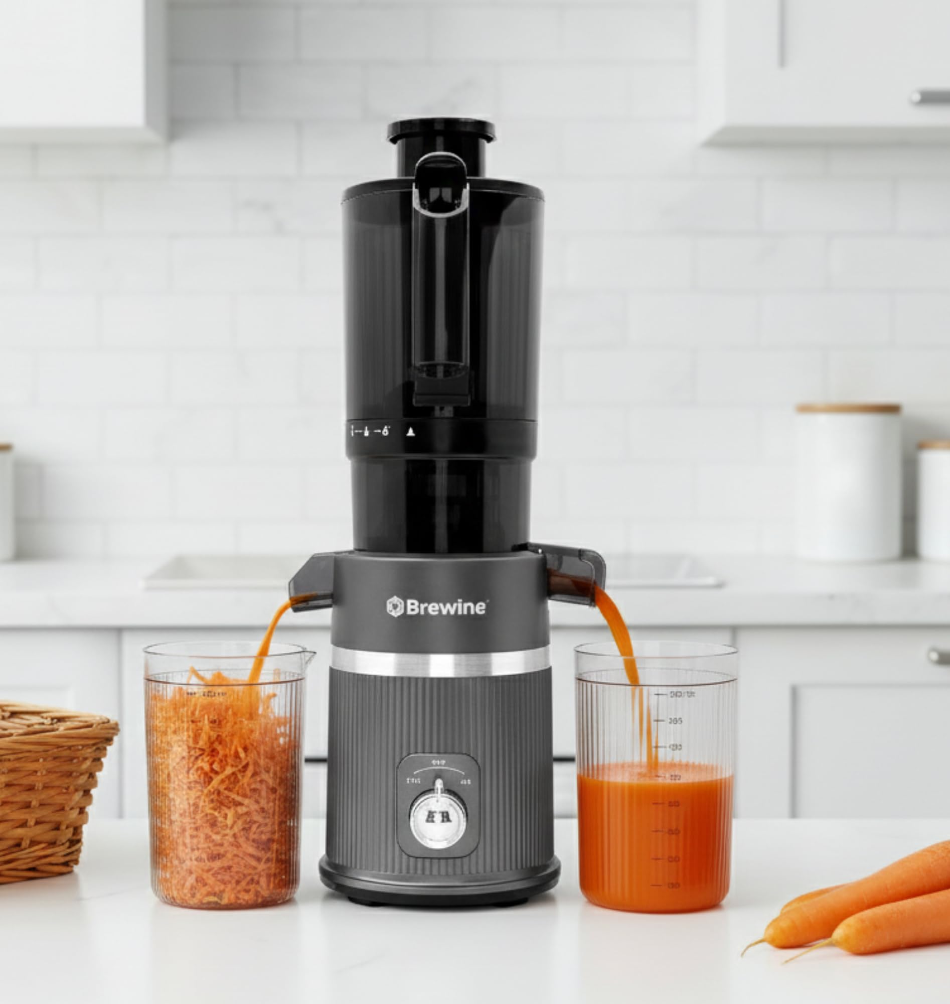 Cold Press Slow Juicer | 60 RPM High Nutrition Extraction | Wide Feeder | Reverse Function | Easy Clean Design | For Fruits & Vegetables