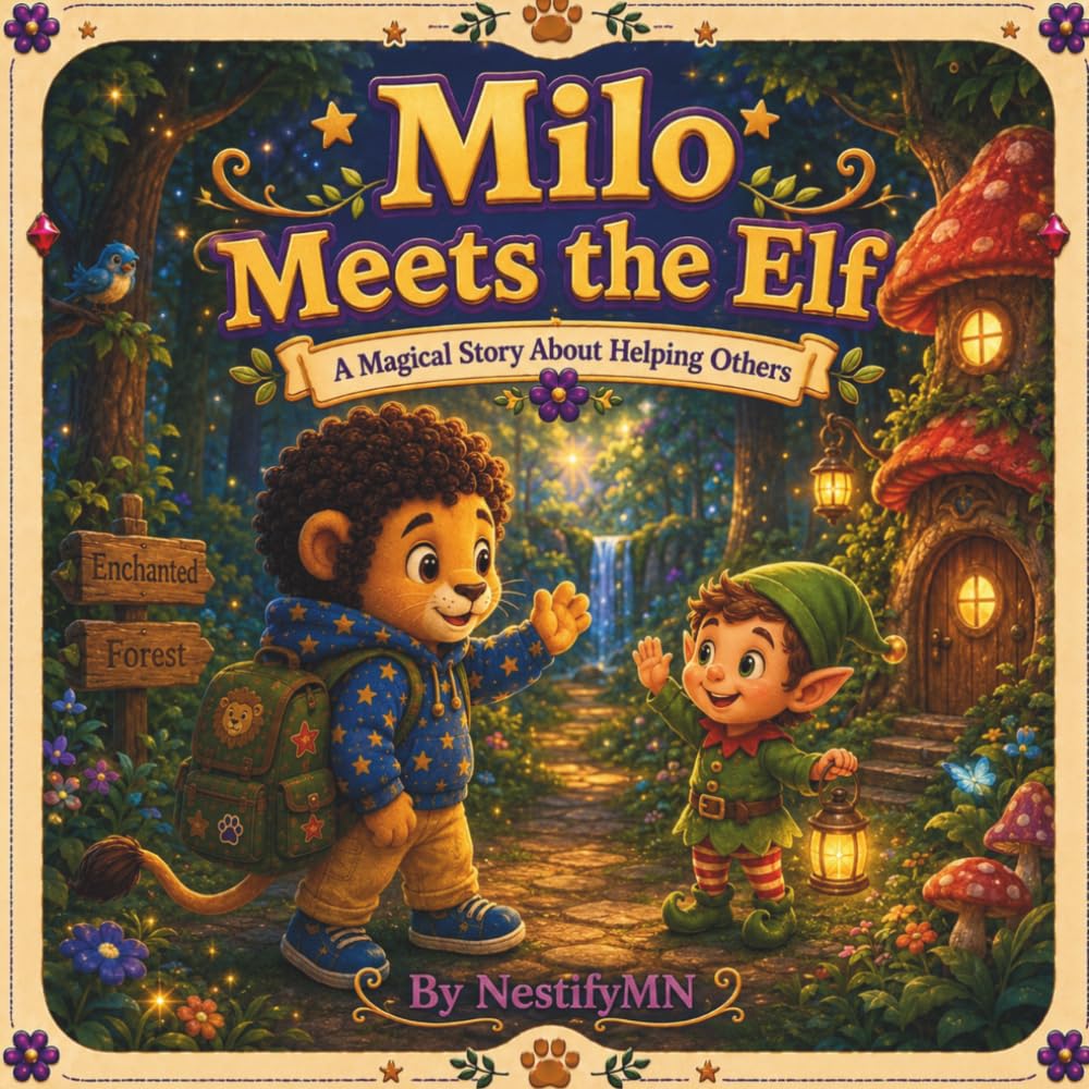 Milo Meets the Elf: A Magical Story About Helping Others (Milo's Magical Adventures)