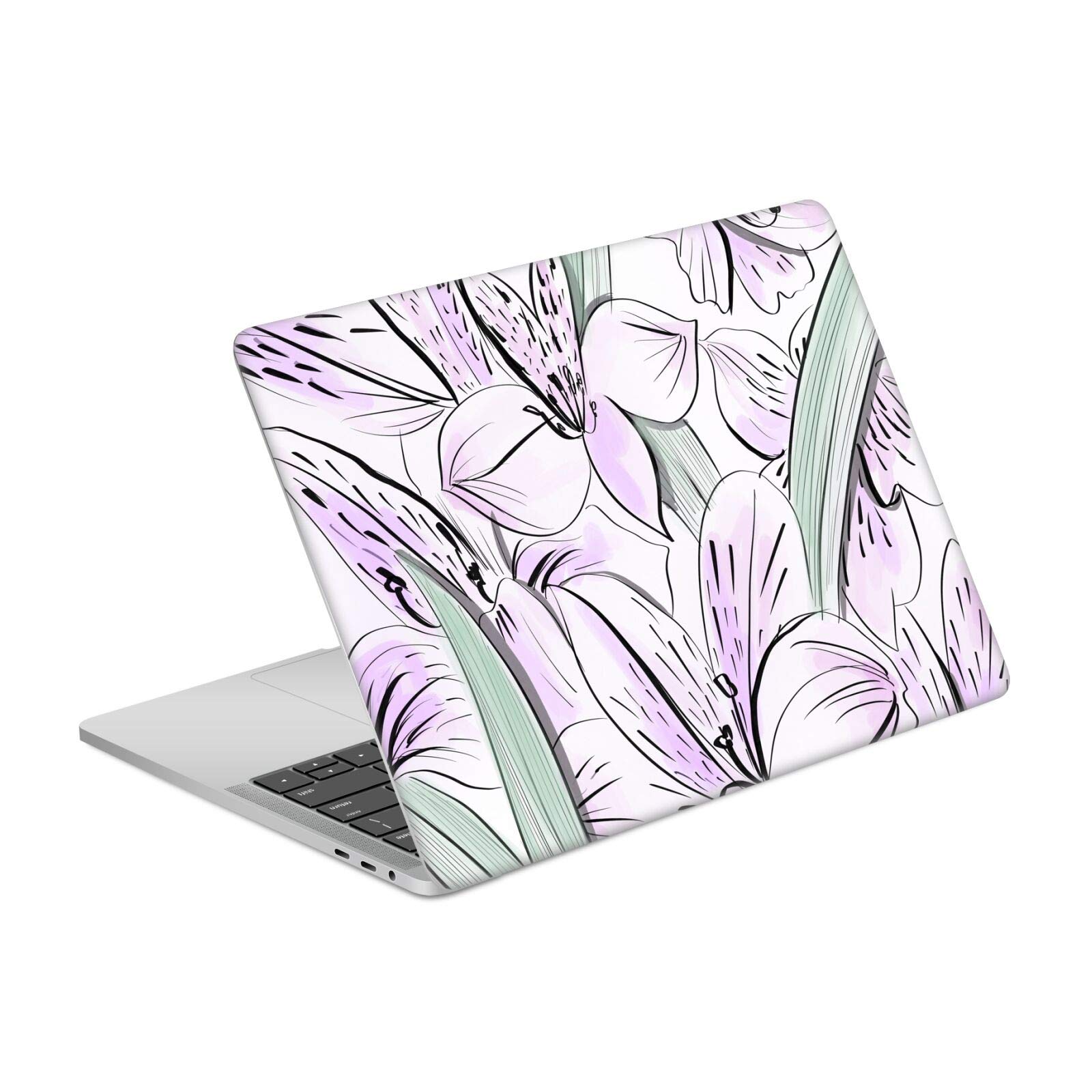 Autocollant MacBook Pro 13 A2338 anti rayure design lilas
