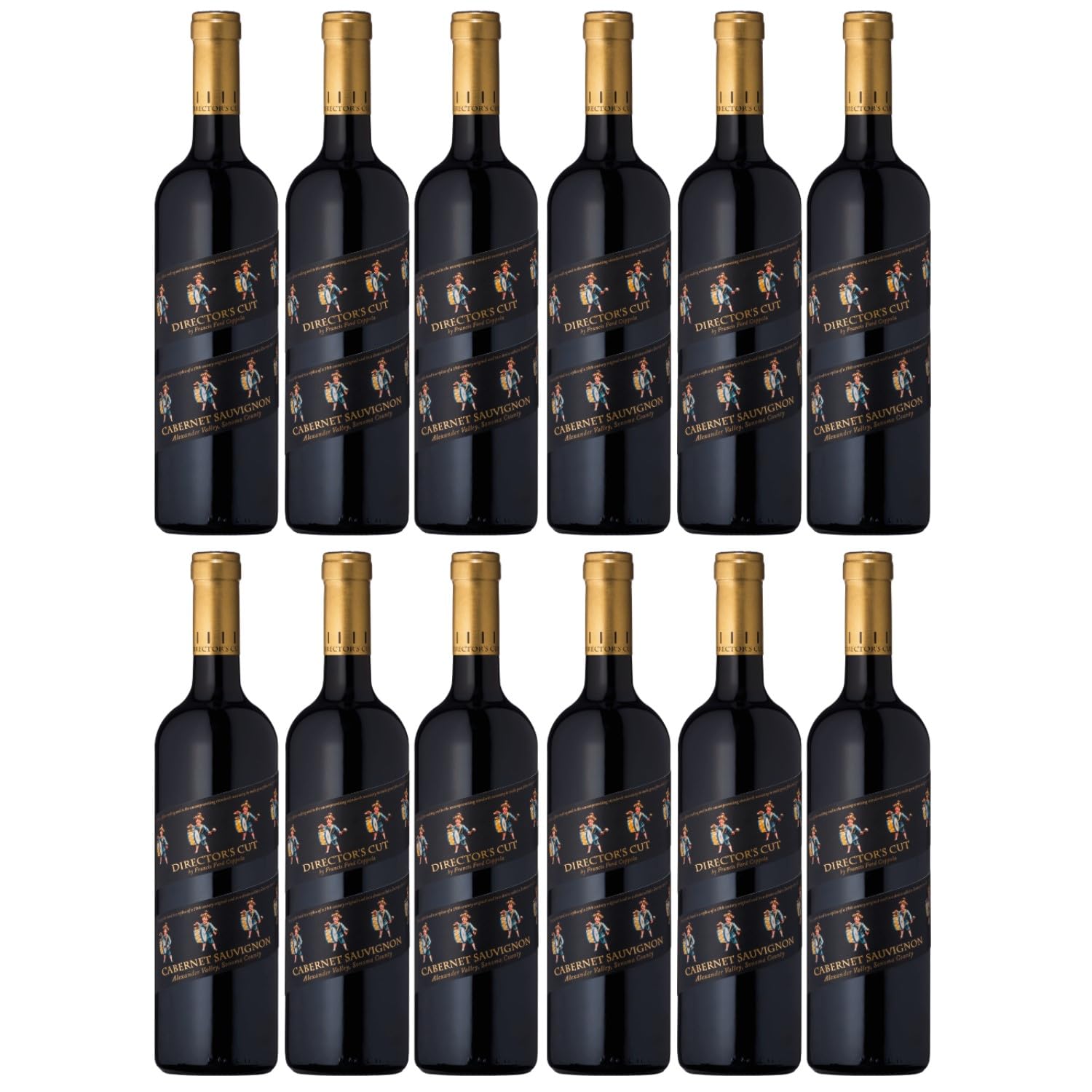 Francis Ford Coppola Director´s Cut Caberent Sauvignon Alexander Valley Rotwein Wein trocken Kalifornien Inkl. FeinWert E-Book (12 x 0,75l)