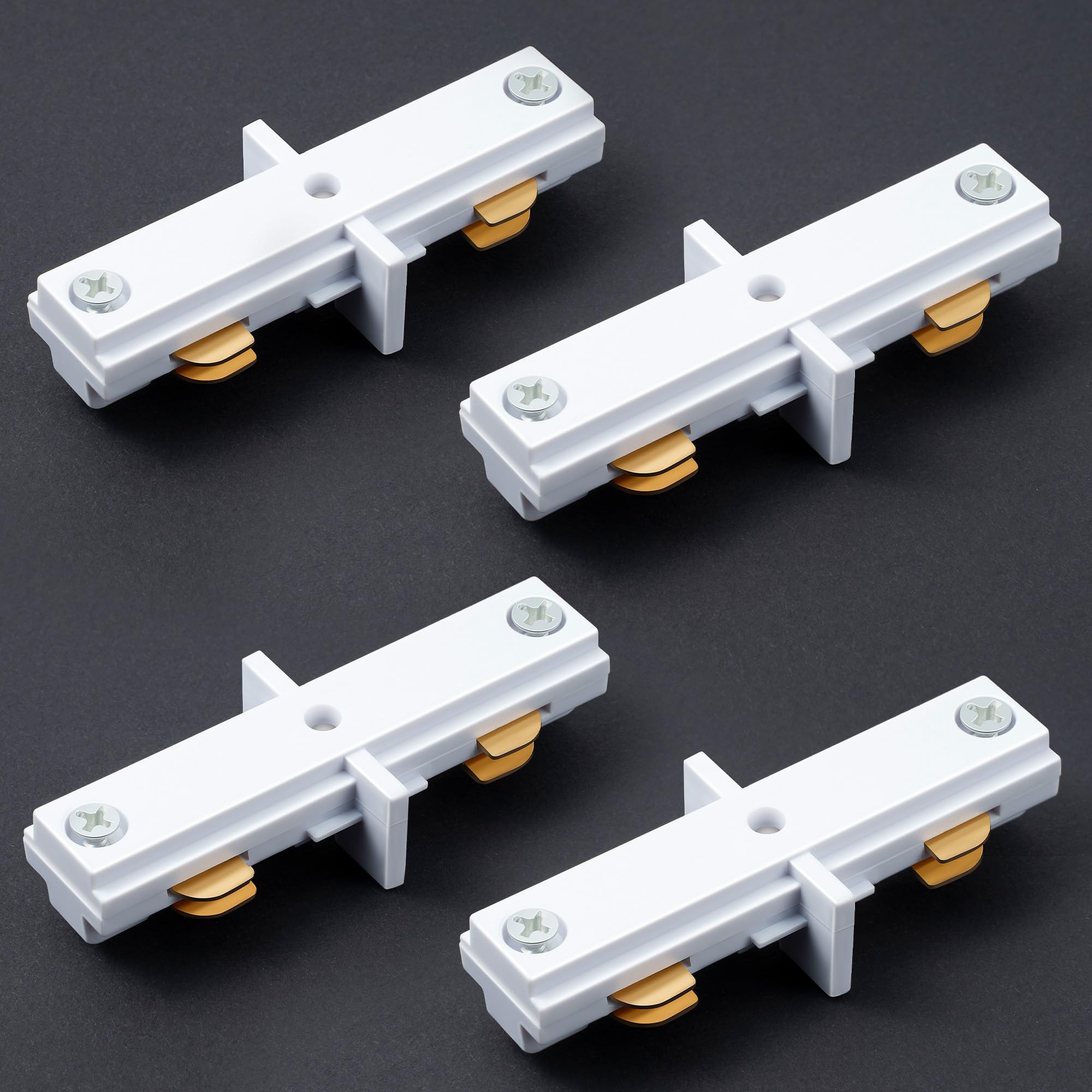 Enhon 4 Pack Replacement for H Track Dead End I Connector