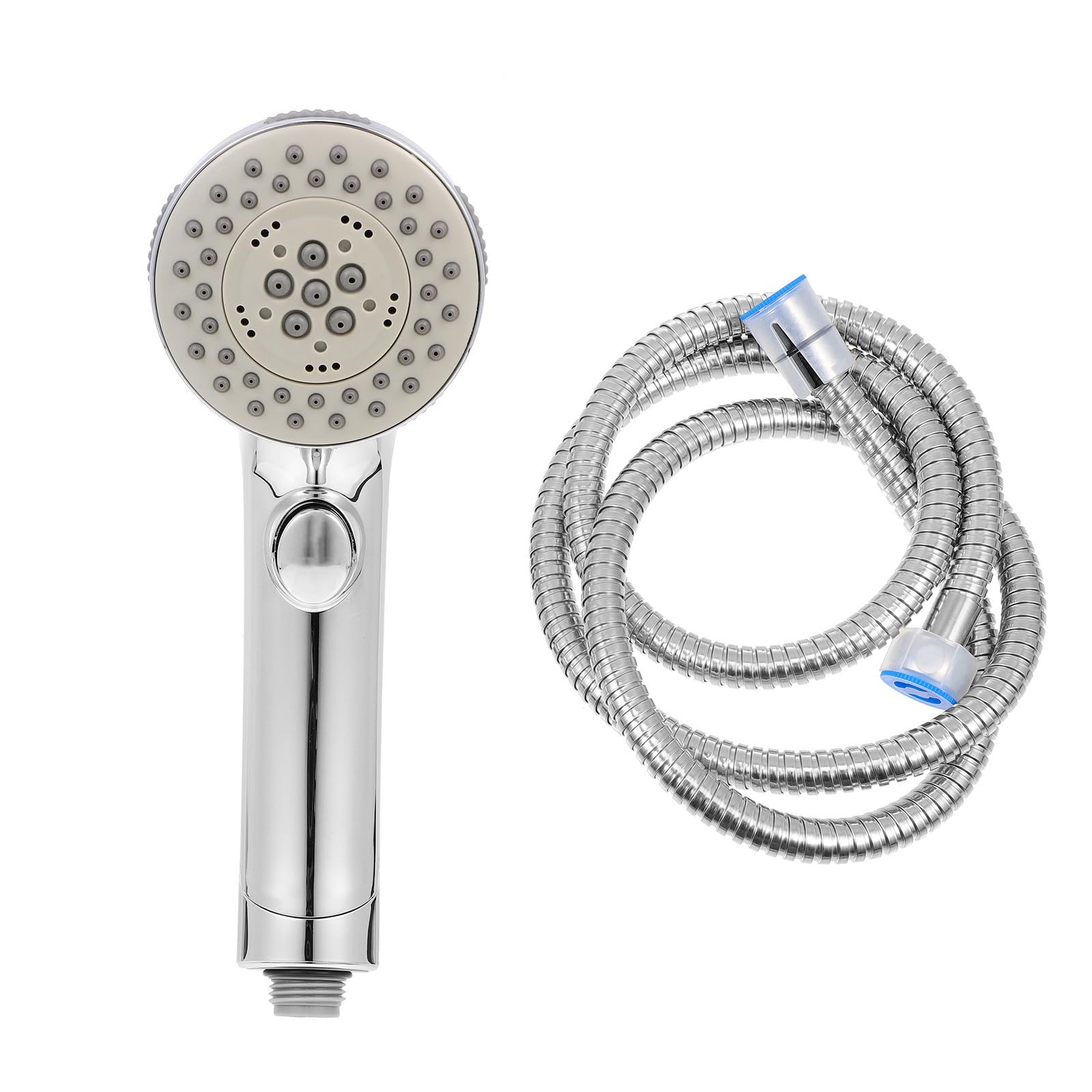 Rociador de Ducha de Baño Ajustable de Mano, Cinco Funciones