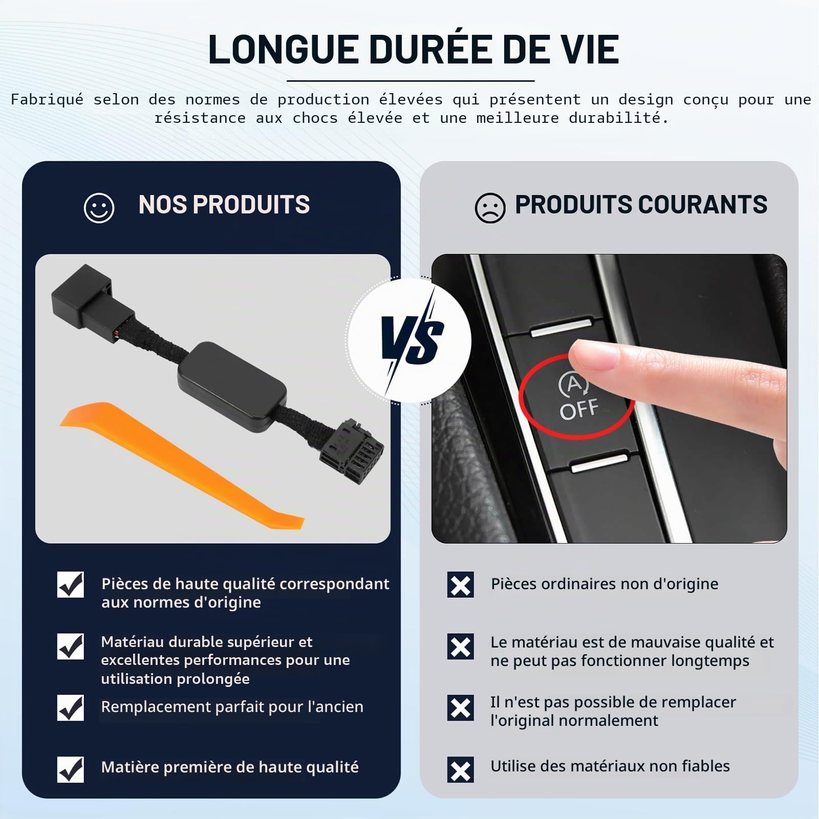 Système de Démarrage et d'arrêt Automatique du Moteur de Voiture pour Golf 7 Golf 7.5 Passat B8 B8.5 Touran T-Roc éliminateur de démarrage et d'arrêt Connecteur Start Stop