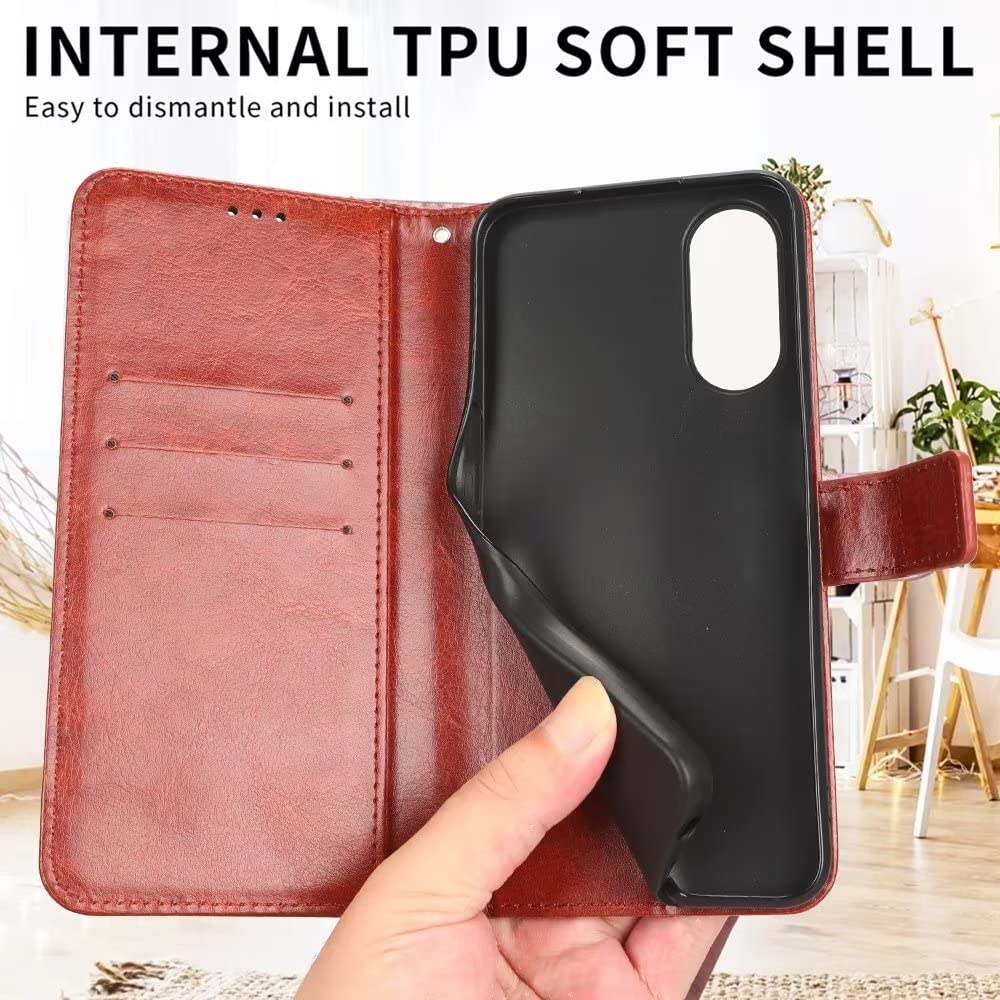 MOJIA Cover Per Ulefone Note 16 PRO, PU Custodia Antiurto