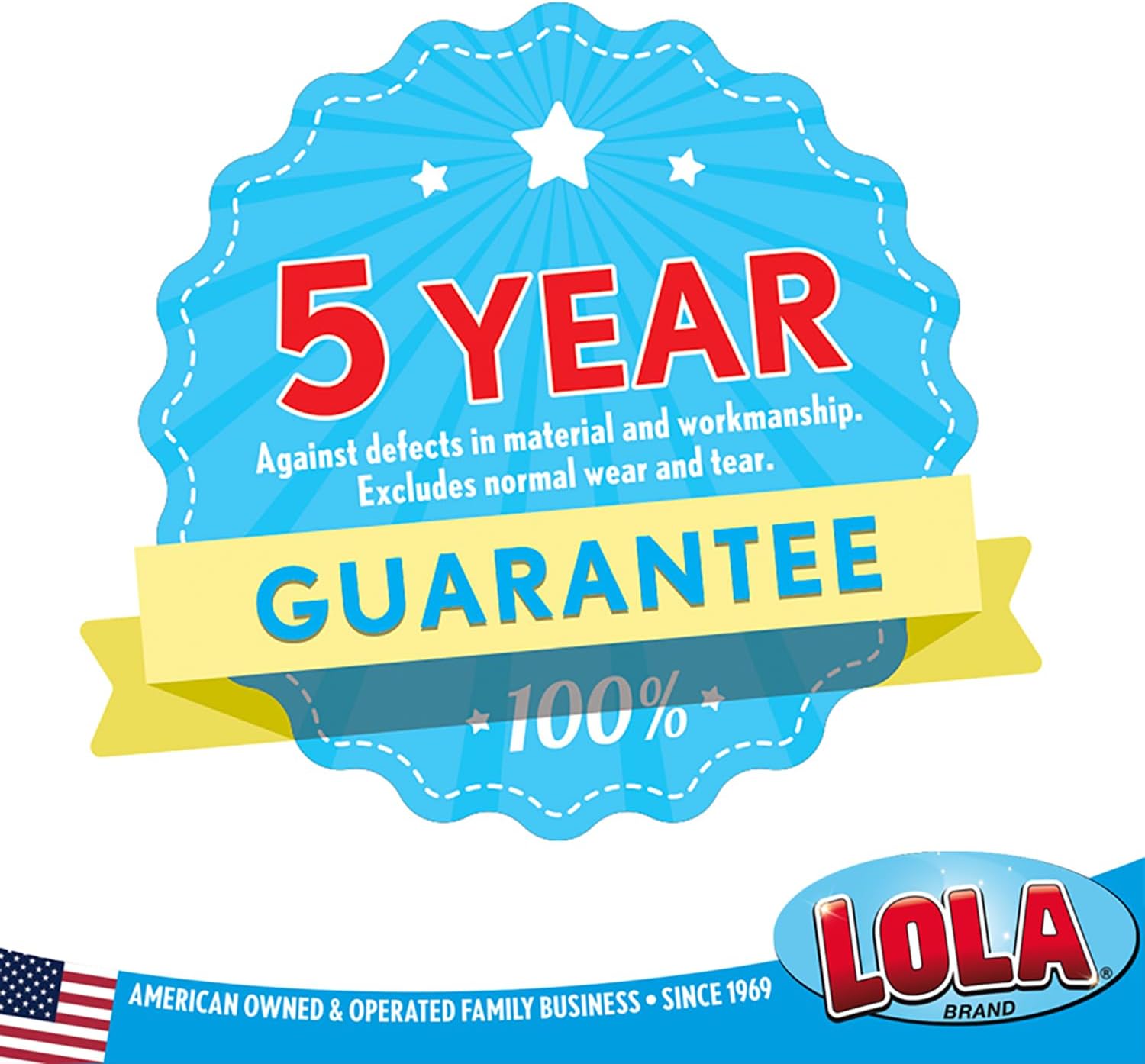 Toilet Brush and Holder Set, By LOLA, 6 Pack, Classic Version, Durable Bristles for Deep Cleaning, w/Compact Space Saving Storage Holder