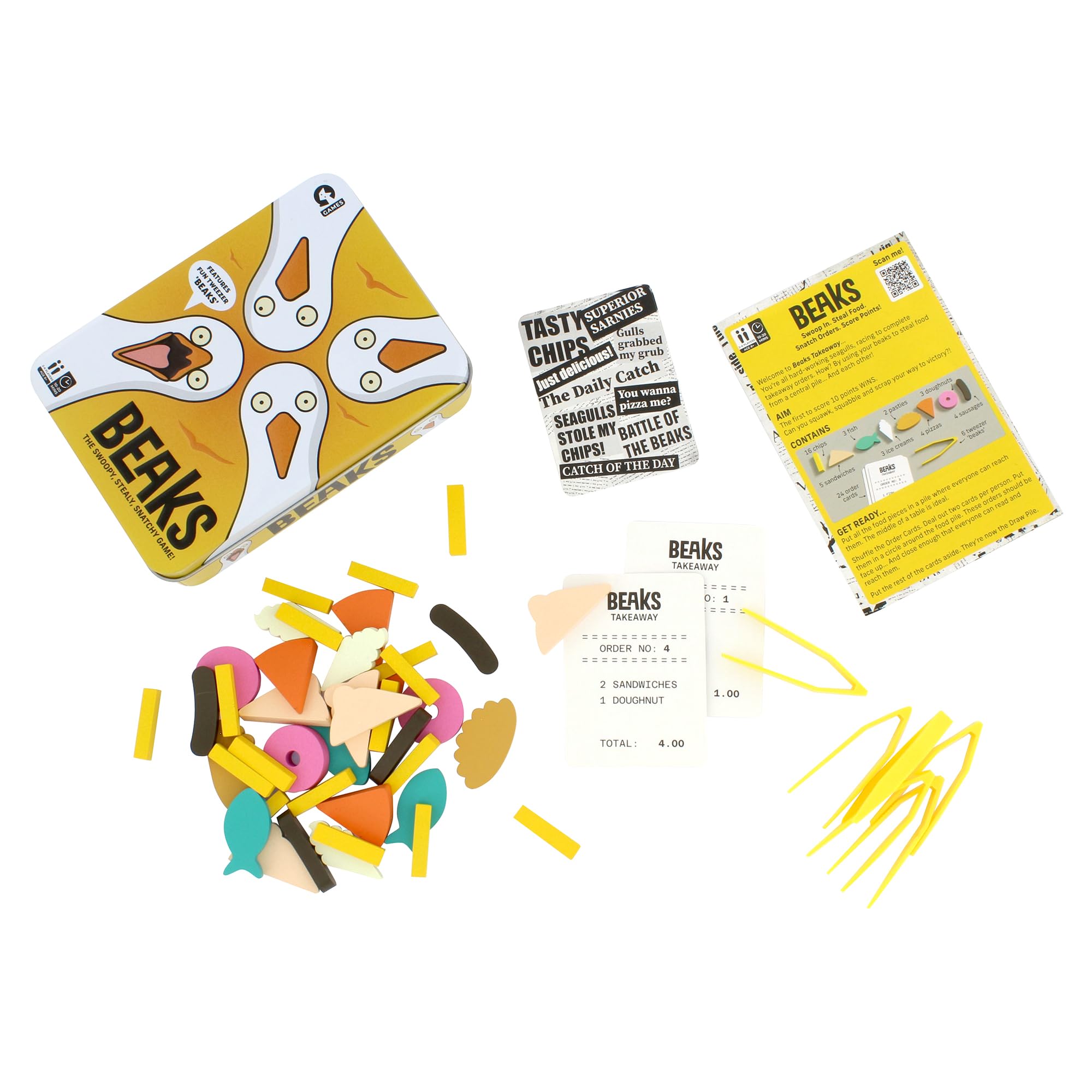 Ginger Fox Beaks Party Game, Yellow, Compact - Image 2