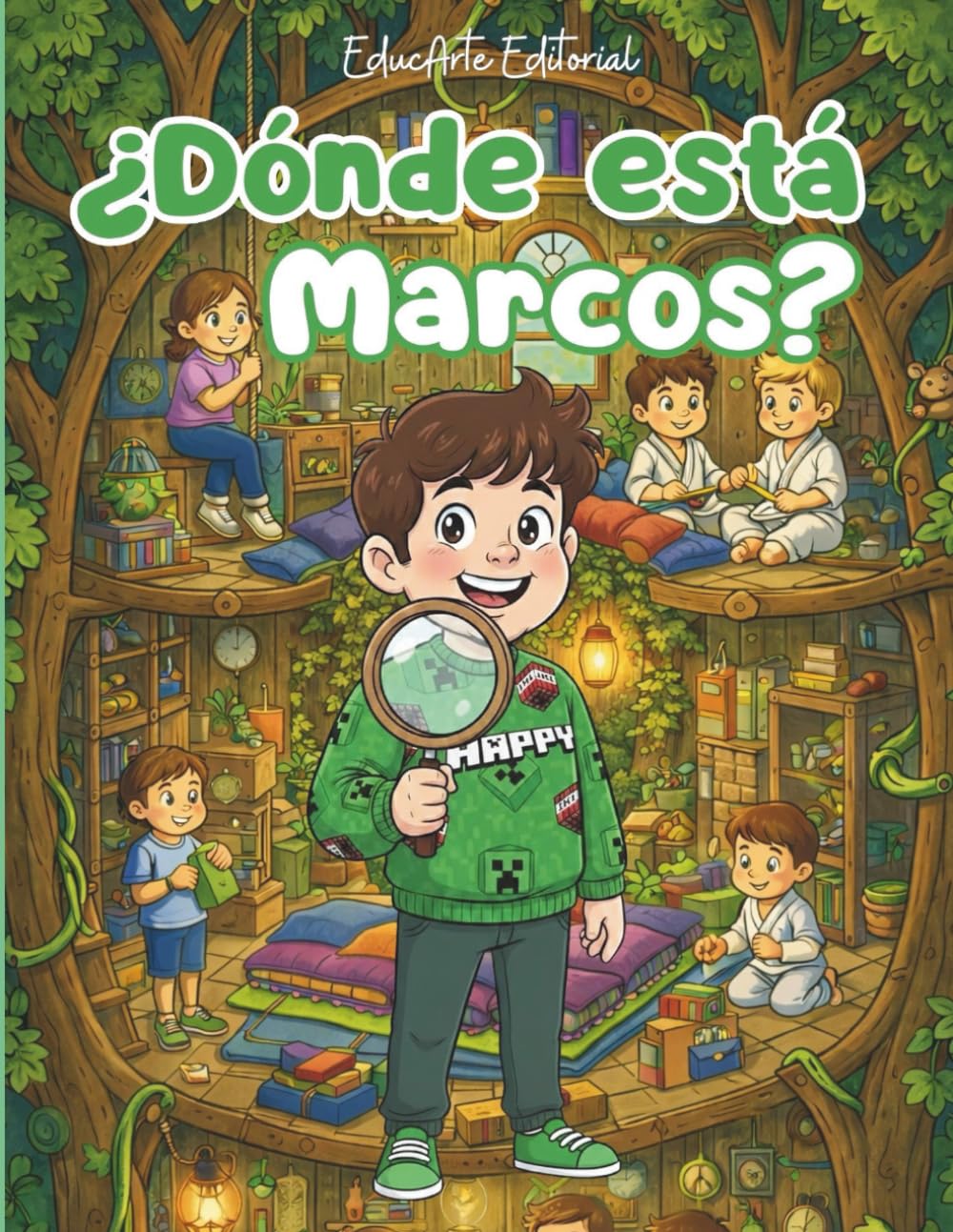 ¿Dónde está Marcos?: Libro busca y encuentra para niños de 5 a 7 años · Juegos de observación y objetos ocultos