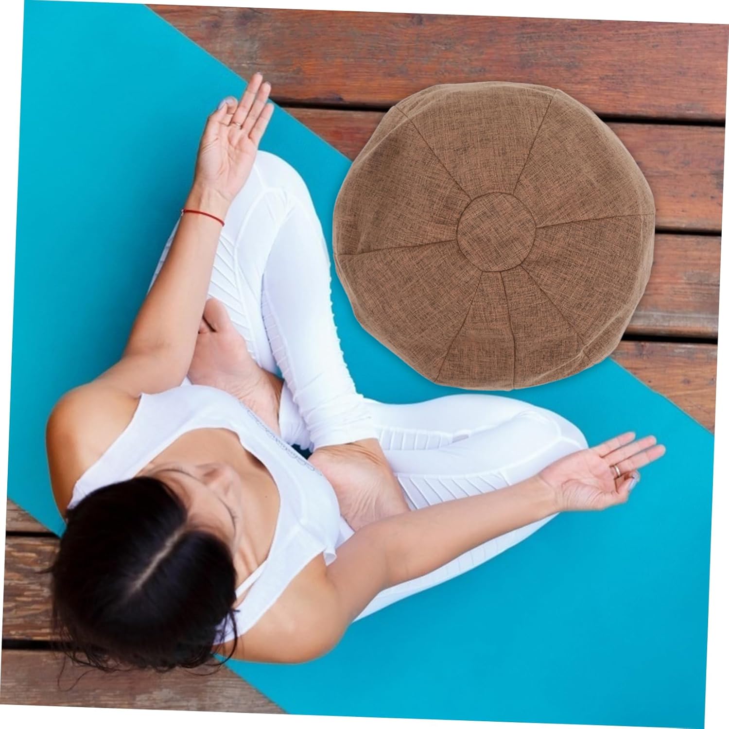Yoga Protector Cover Cotton Linen Washable Protective Sleeve for Yoga Exercise -Static Breathable Design for Stability Balance Training