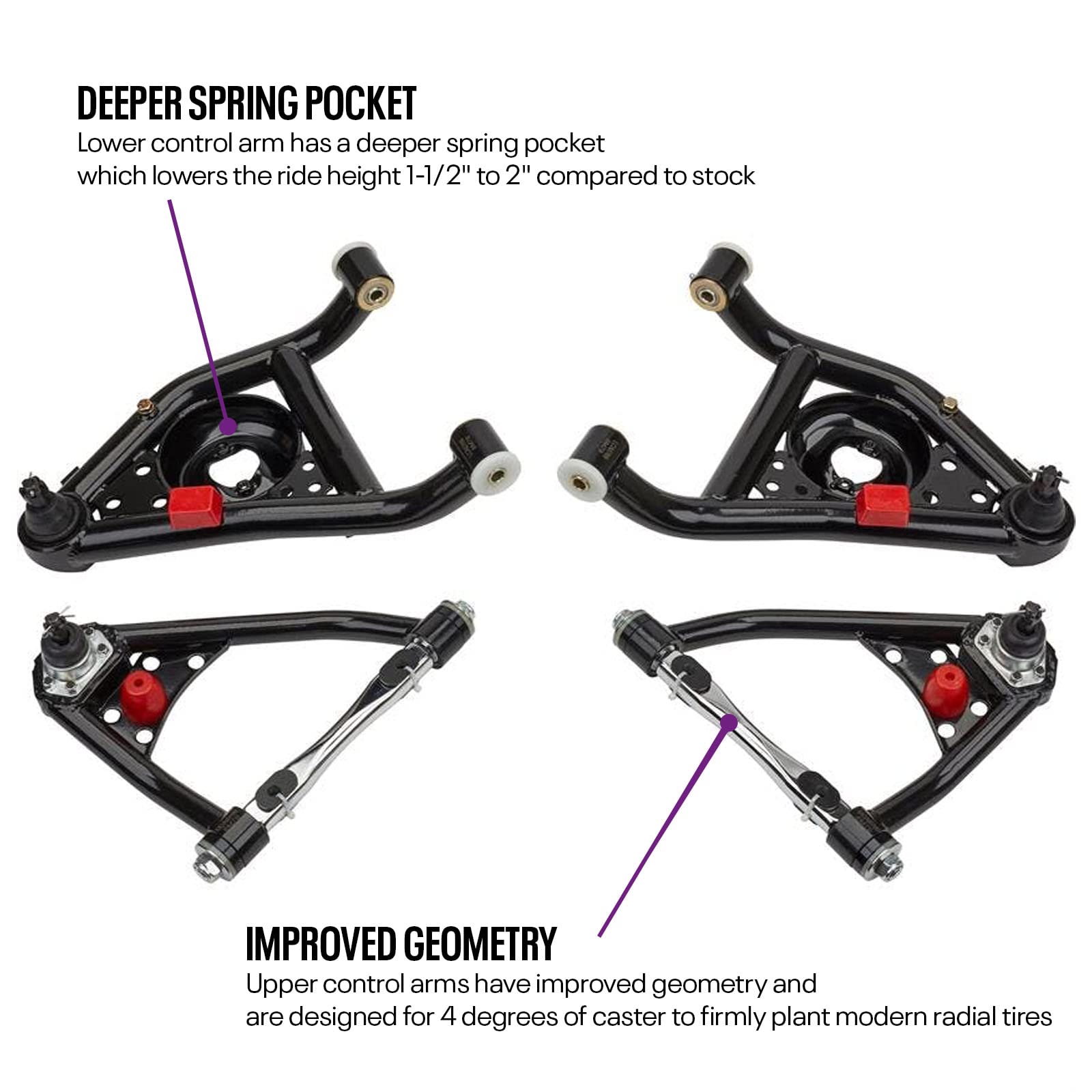 Amazon.com: Speedway Motors 1967-69 Camaro / 1968-74 Nova Tubular