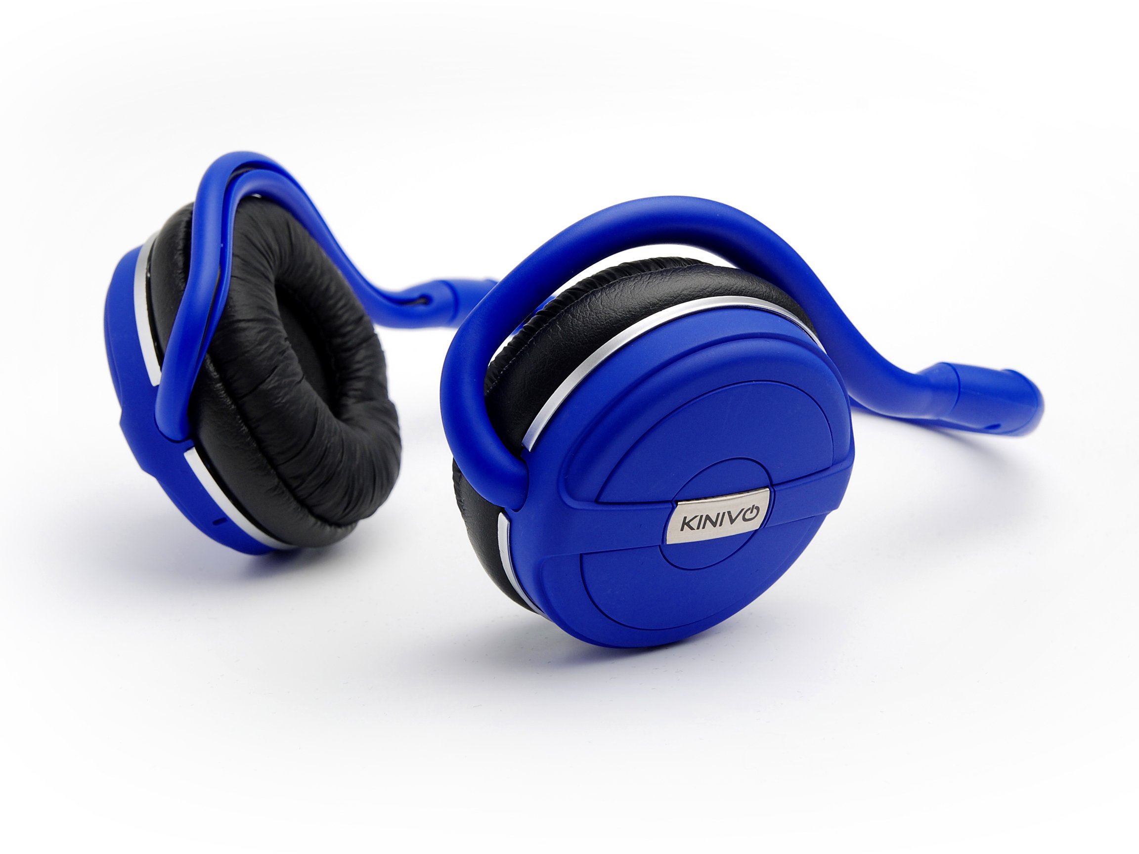 Kinivo BTH240 Limited Edition Bluetooth Stereo Headphone - Supports Wireless Music Streaming and Hands-Free Calling (Cool Blue)