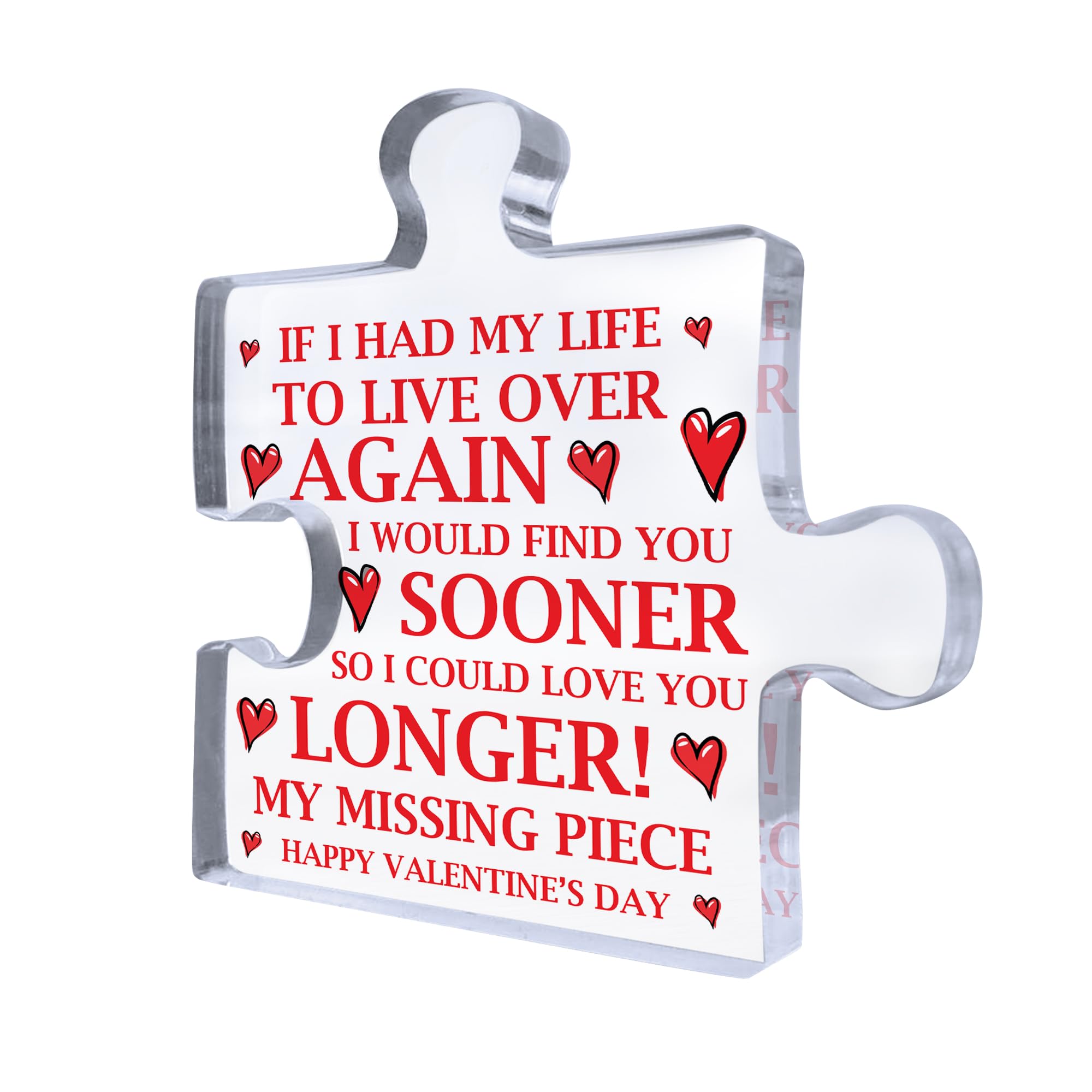 Valentine's Day Card For Wife, Husband, Boyfriend, Girlfriend, Perfect For Your Partner For Valentines (Puzzle)
