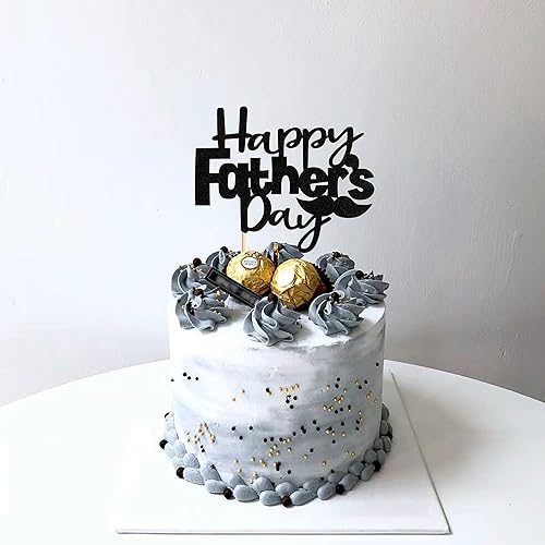 Miniatura 9 de Ercadio 1 paquete de adornos acrílicos para tartas del Día del Padre, para el Día del Padre, para el Día del Padre, decoración de pasteles para el