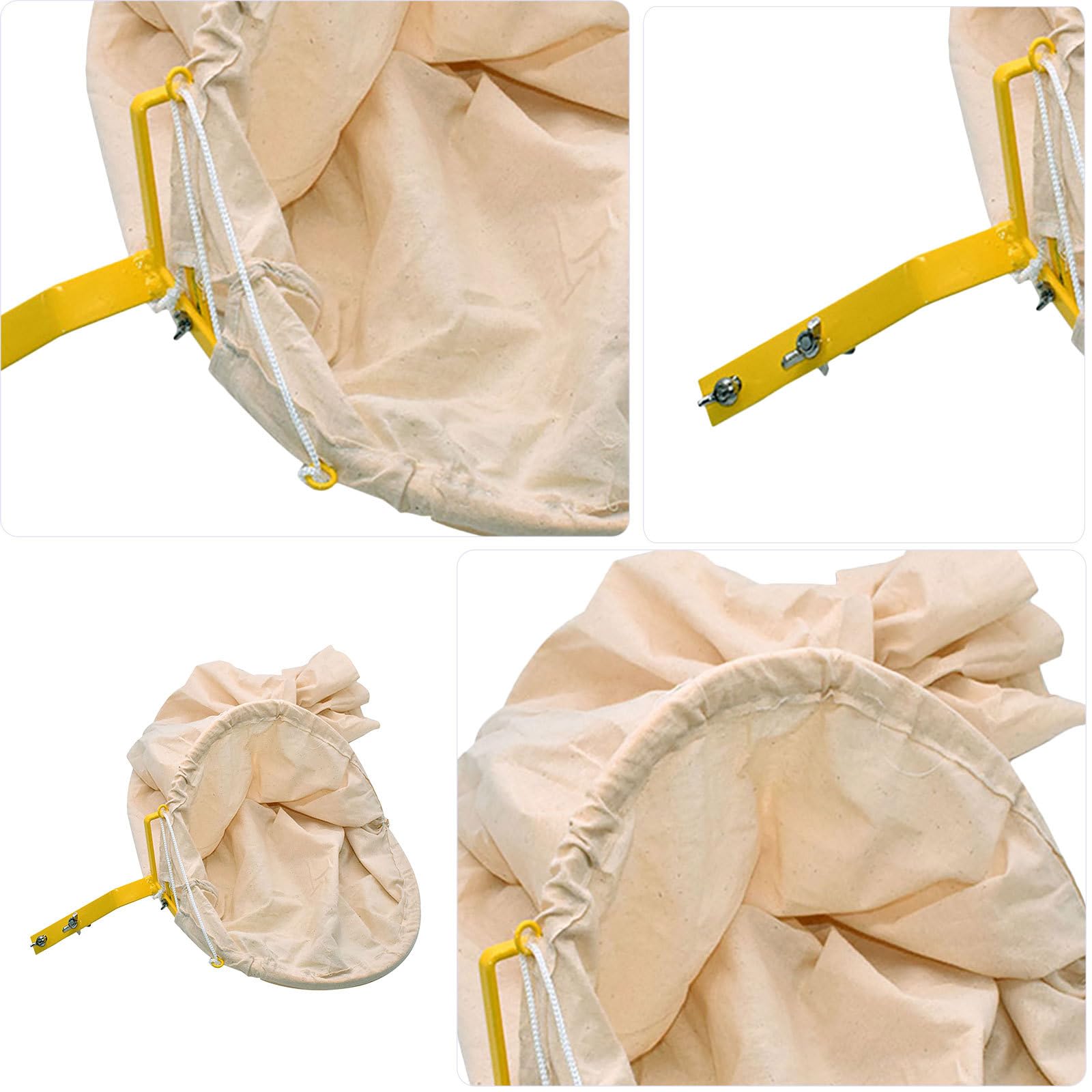 SUPVOX Rete in Tela Strumento per Apicoltura All'aperto Anello di Ferro per Cattura Api Beige Leggera Colore Casuale per Alveari su Alberi