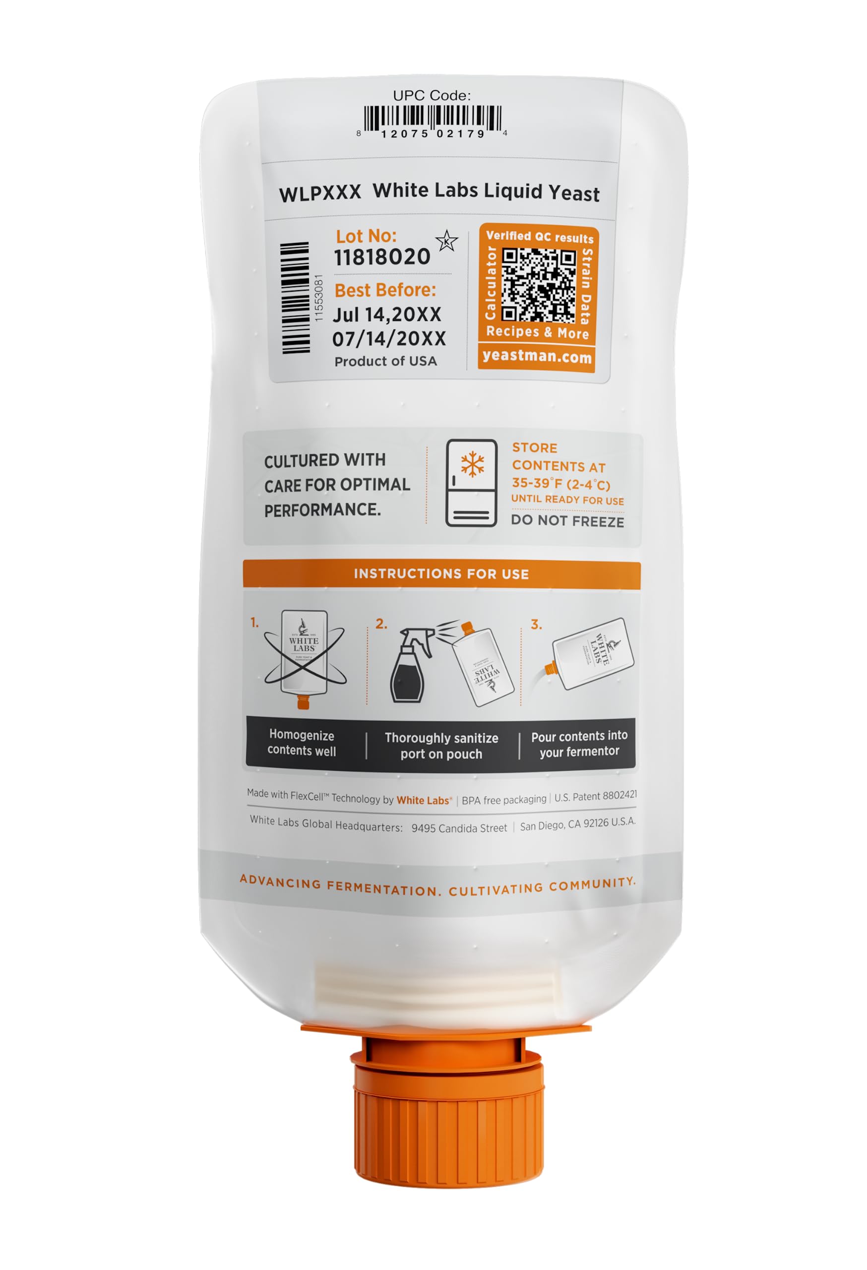 WLP300 Hefeweizen Ale - White Labs - PurePitch™