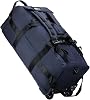 BaotyJie Wheeled Duffel Bag Rolling Garment Bag Large Portable Overnight Suitcase Backpack for Beach Business Trip Camping Storage Bag, Blue