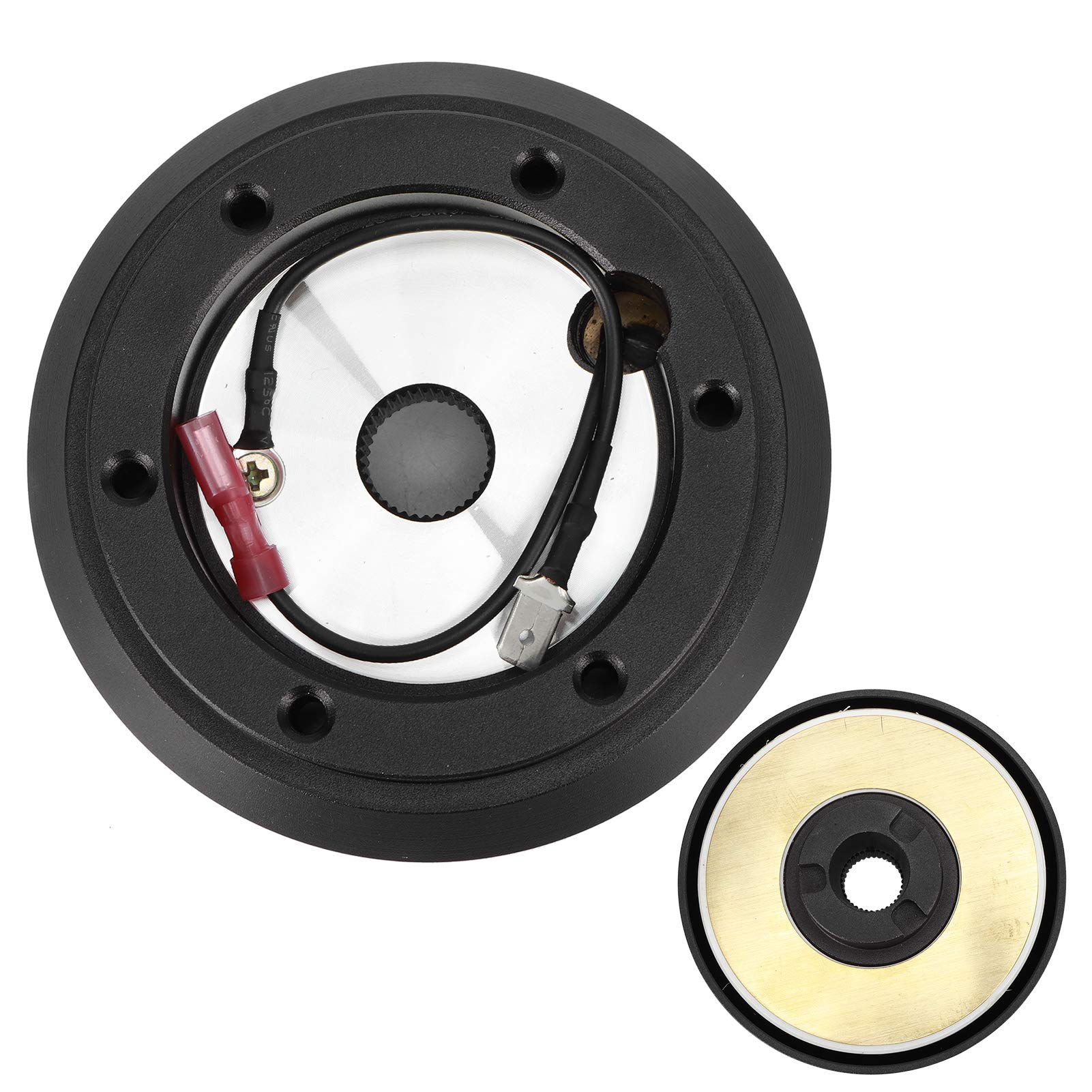 Adapter piasty do szybkiego mocowania kierownicy, 6 otworów, aluminiowa podstawa przyłączeniowa do kierownicy wyścigowej do Eclipse Galant Lancer Montero Impreza 90 03, średnica 3,9 cala