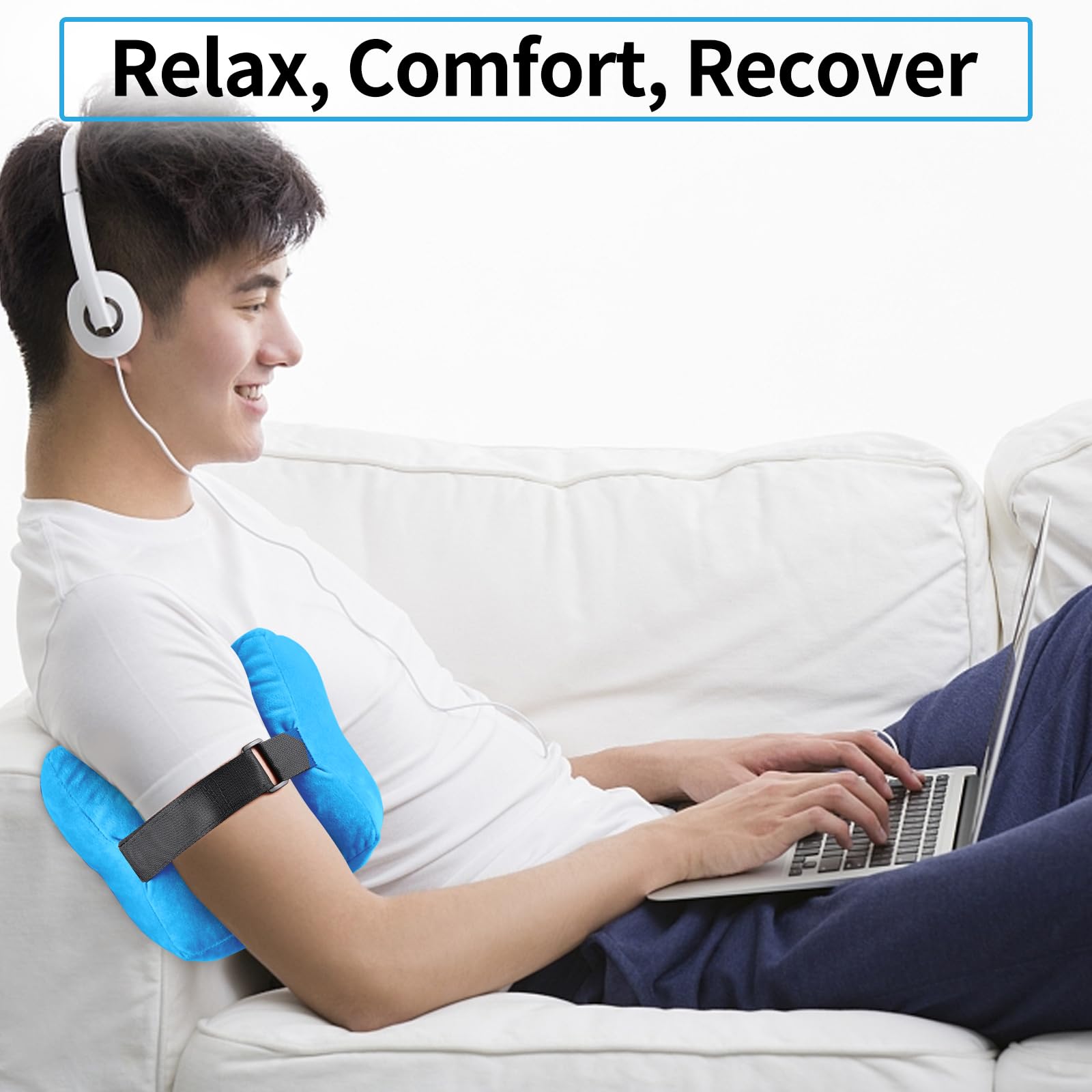 Amazon｜肩の痛み 横向きに寝る方のための肩枕 - ローターカフピロー