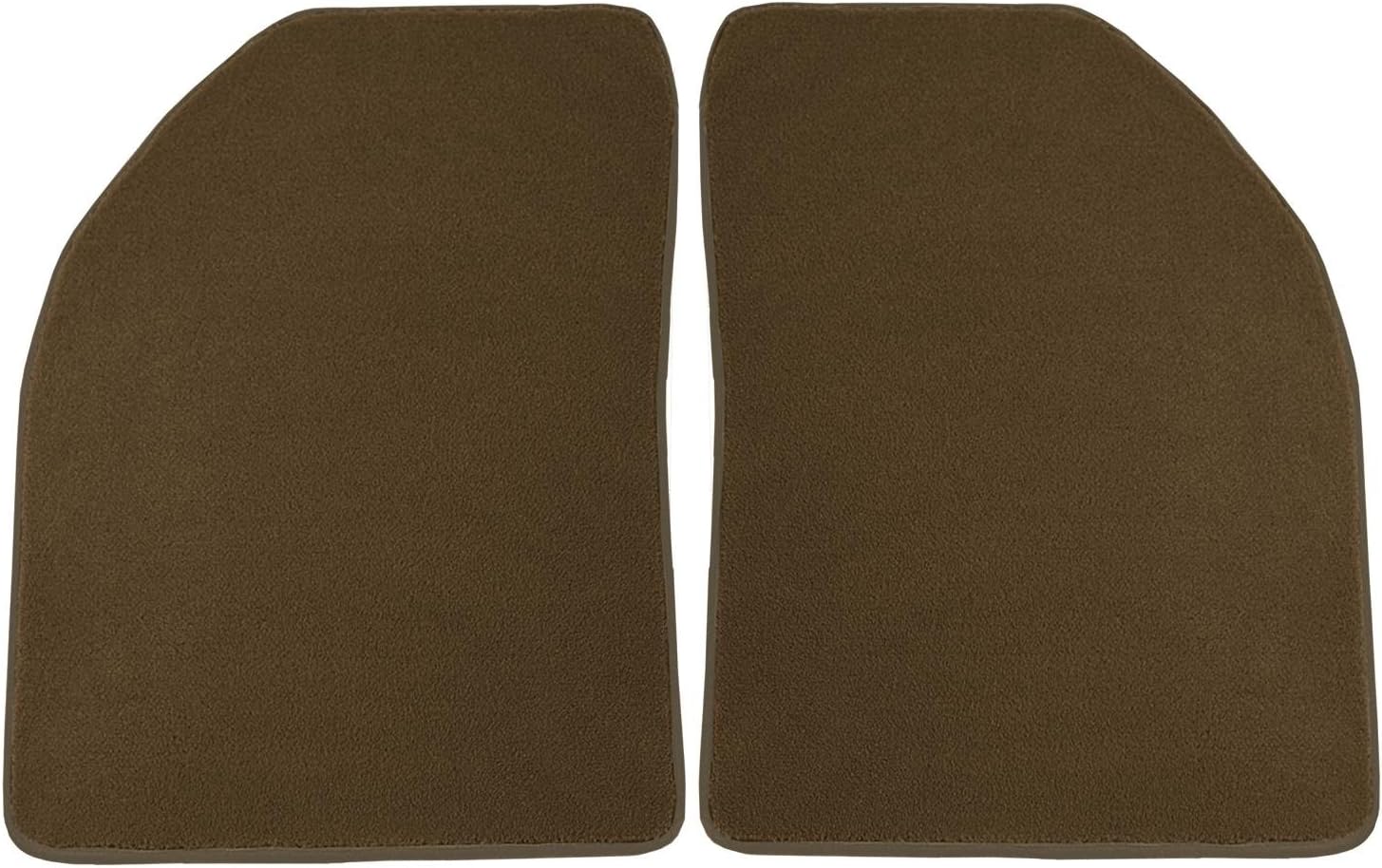 Coverking Front Custom Fit Floor Mats for Select Ferrari 348 Models - 40 Oz Carpet (Beige)