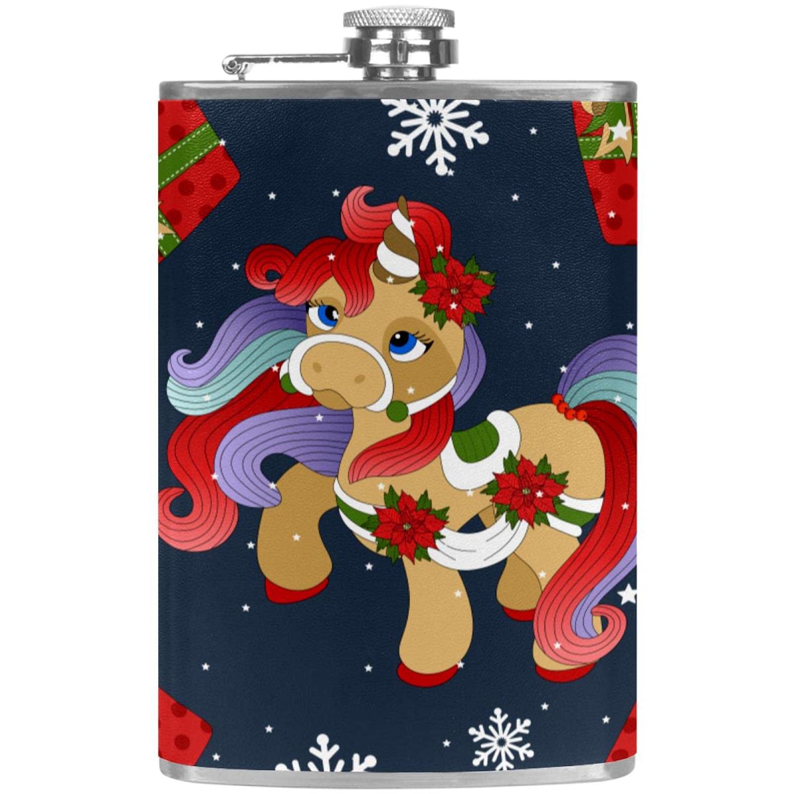 Petite flasque licorne etanche pour les sorties et festivals de musique