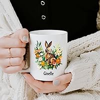 Vista 68 de Taza de café personalizada con diseño de mariposa de arte de origami, regalo para cumpleaños de amigo, compañero de trabajo, taza de cerámica blanca