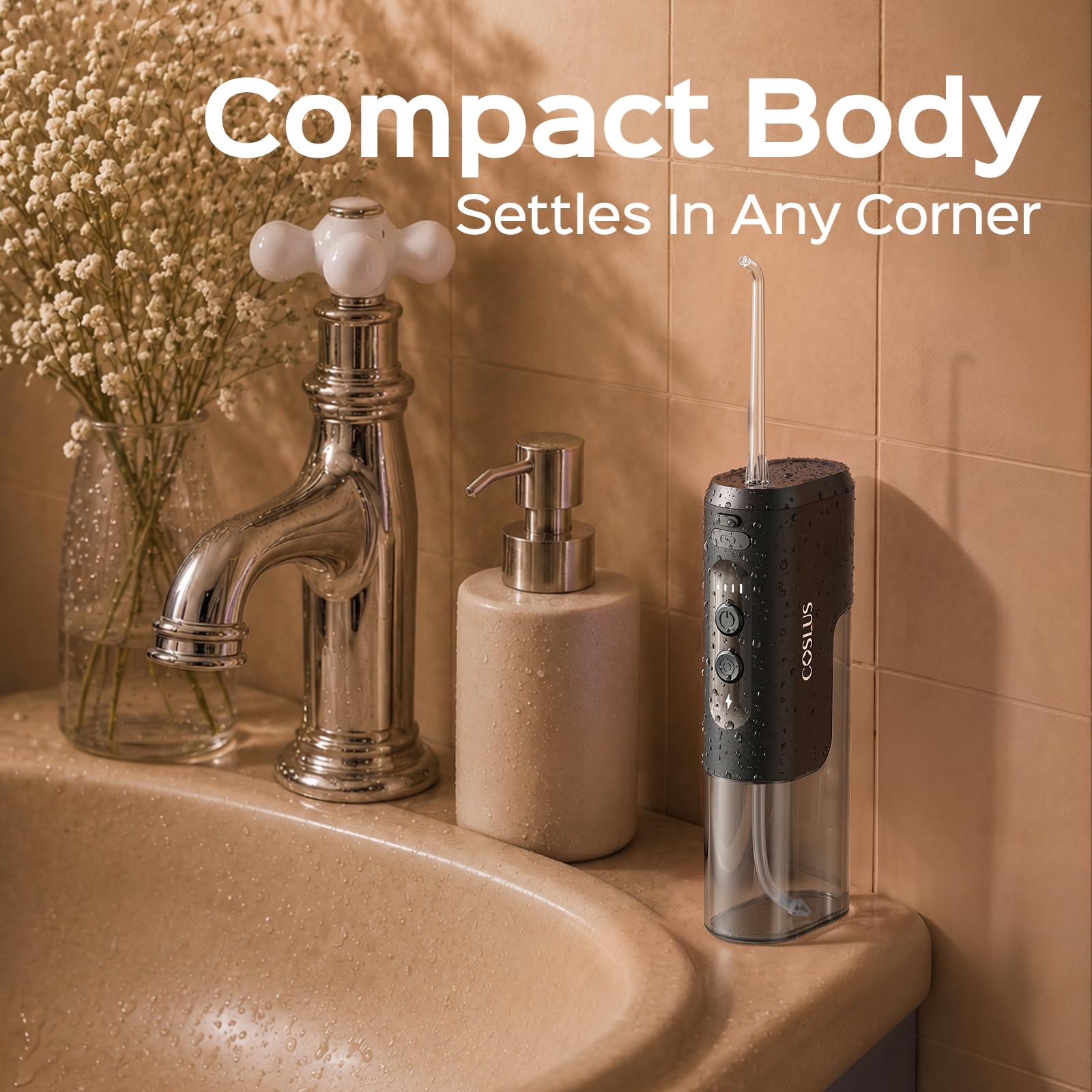 COSLUS T40 Travel Water Flosser - Portable & Compact -6