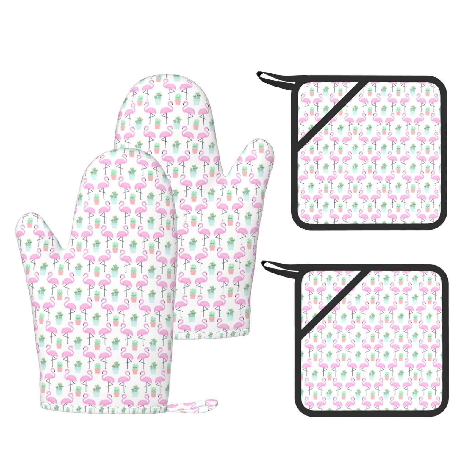 Gants de cuisine tropicaux lavables pour réussir toutes vos grillades en été
