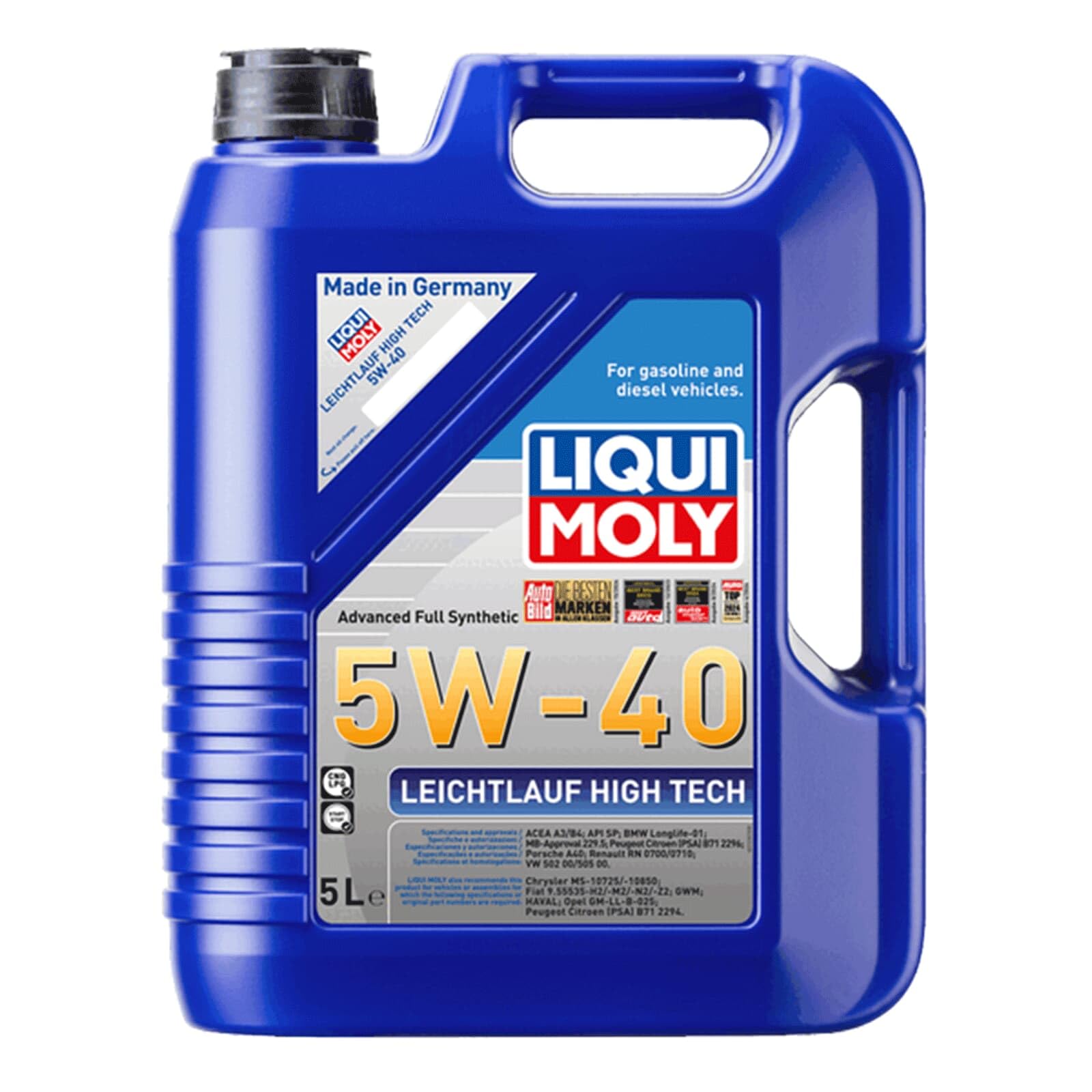 Liqui Moly 2x 2328 Motoröl (10 L) | 2328 / 3864, Leichtlauf High Tech 5W-40