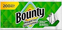 Vista 10 de Bounty Servilletas de papel, blancas, 200 unidades, el embalaje puede variar