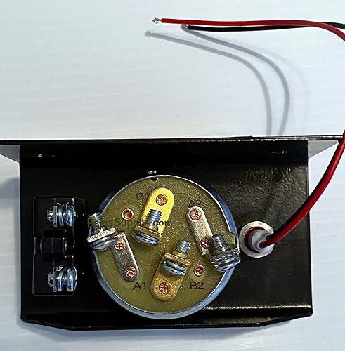 Miniatura 3 de Kit de interruptor giratorio de motor TARP con disyuntor y luz indicadora 12VDC 50 amperios