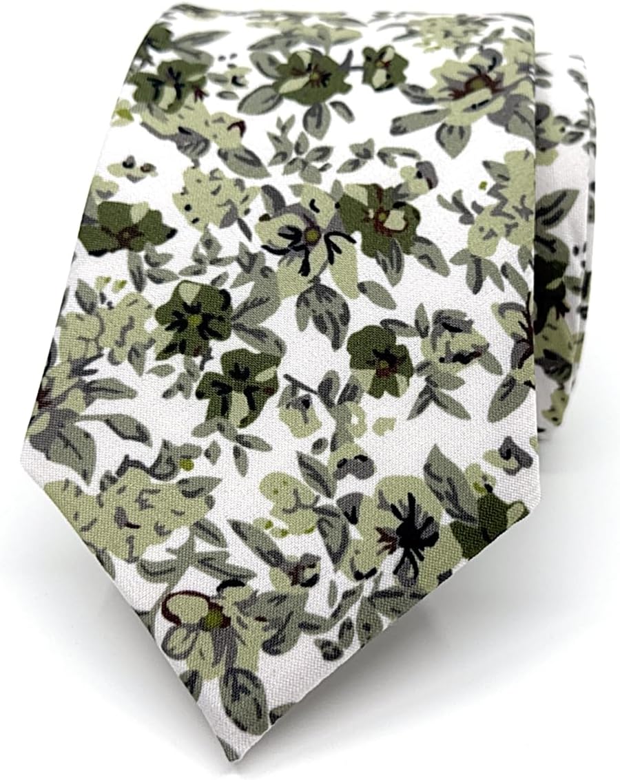 Men's Necktie – Office Wear Necktie for Business, Weddings Floral Tie, Formal Occasions